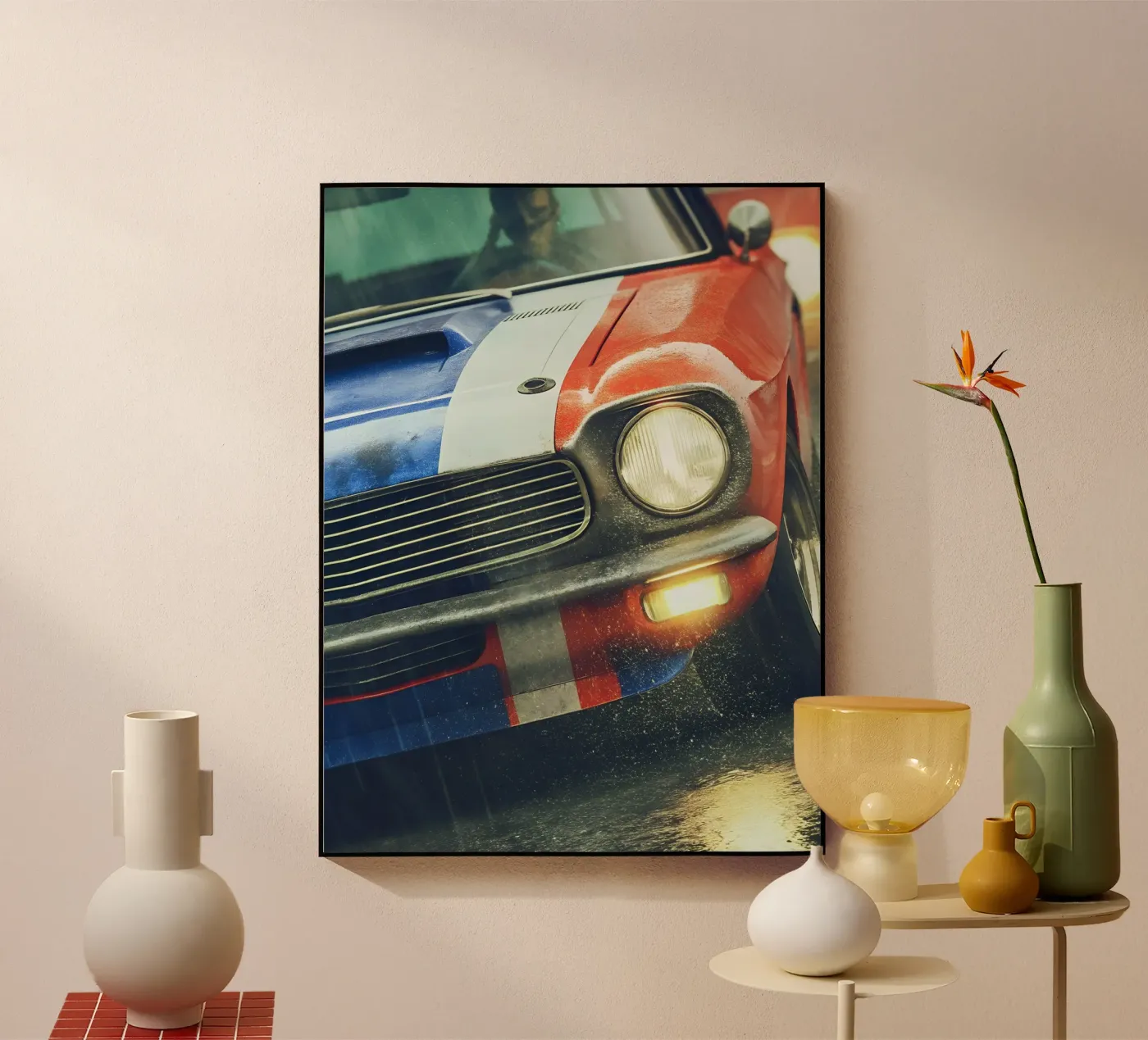 Klassieke auto acryl van CAR EDITION