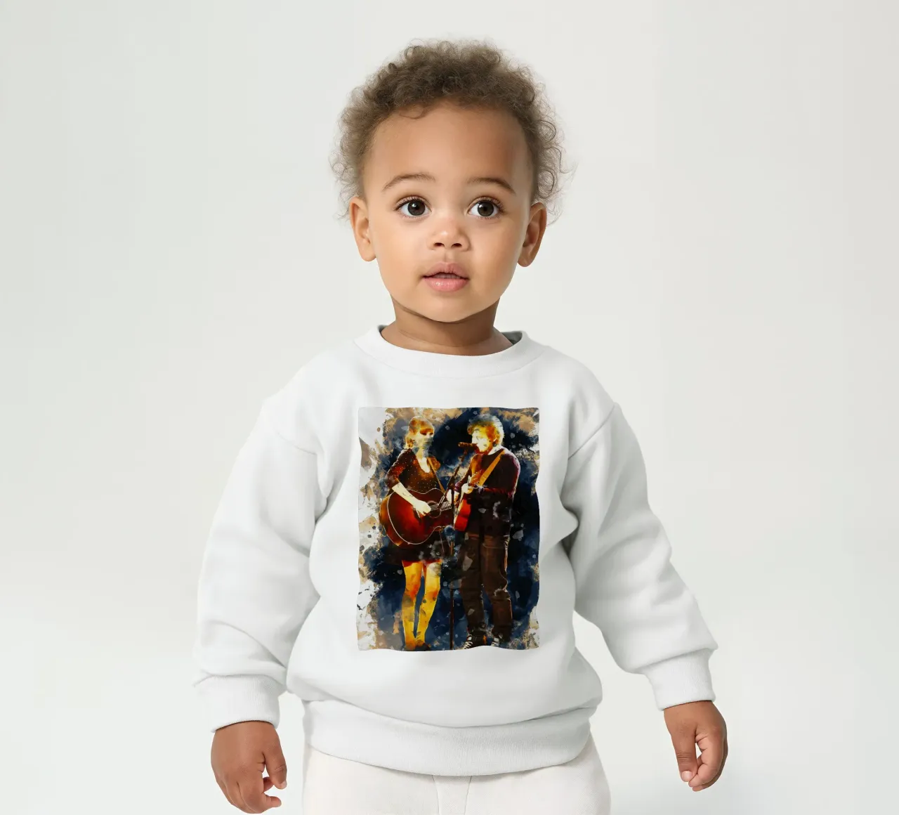 Sbaffo di Taylor Swift e Ed Sheeran felpa neonato da Gunawan Rb