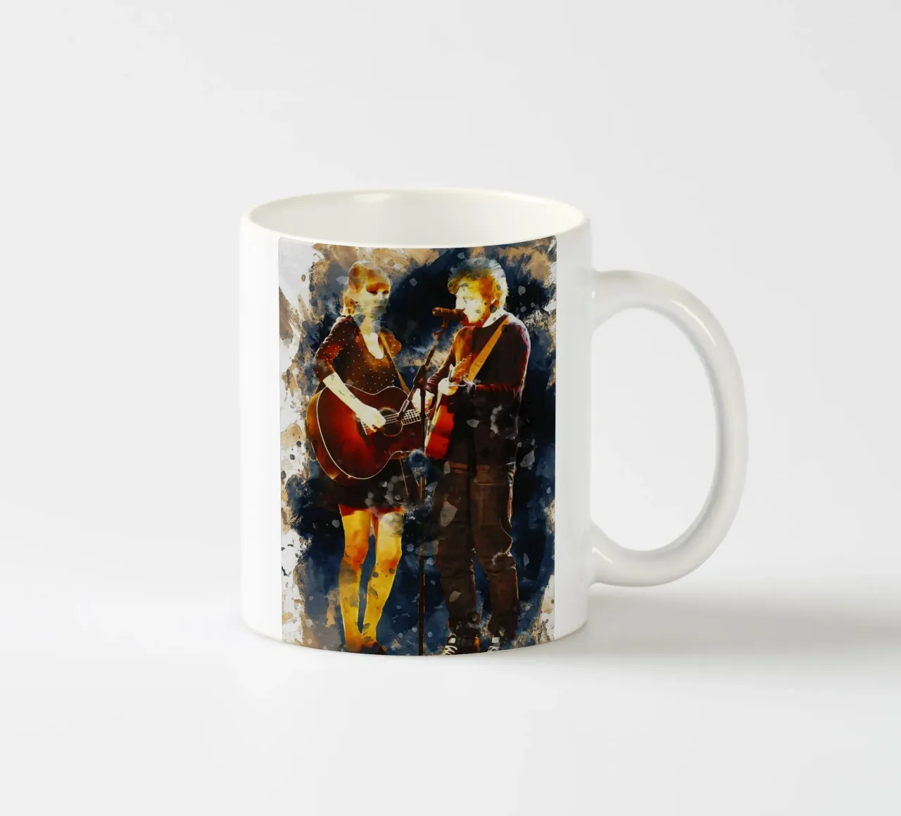 Sbaffo di Taylor Swift e Ed Sheeran tazza in ceramica da Gunawan Rb