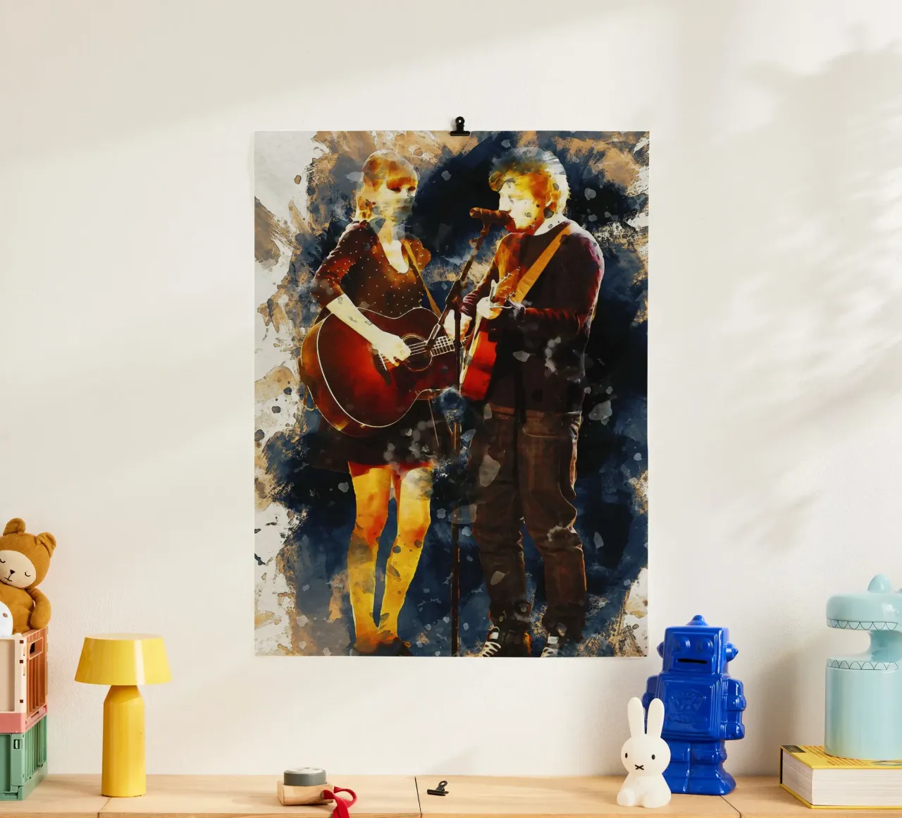 Sbaffo di Taylor Swift e Ed Sheeran poster da Gunawan Rb