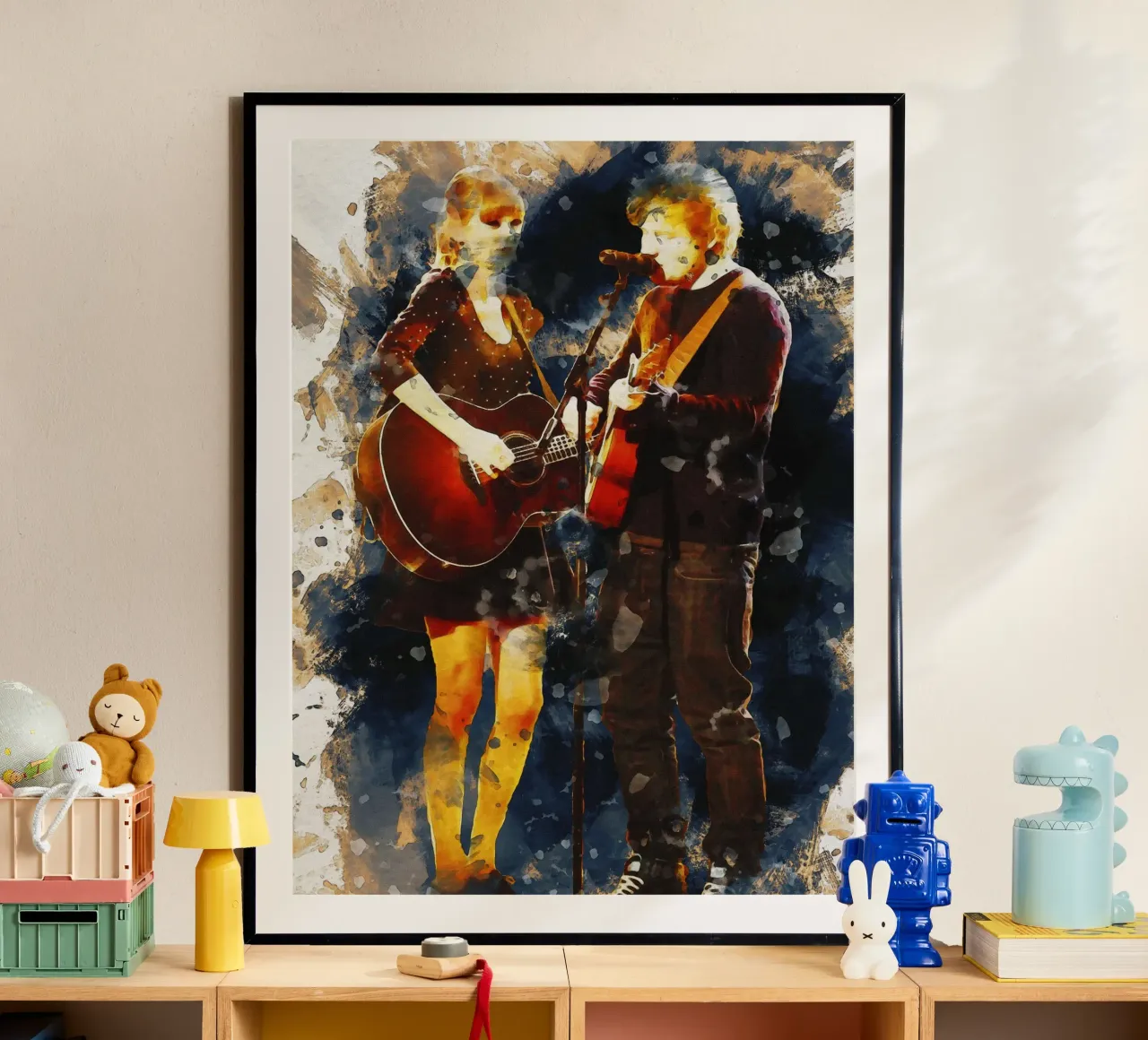 Sbaffo di Taylor Swift e Ed Sheeran poster da Gunawan Rb