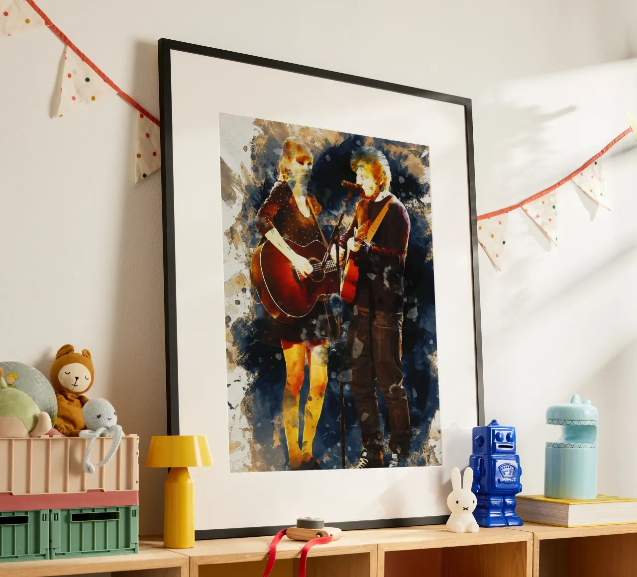 Sbaffo di Taylor Swift e Ed Sheeran poster da Gunawan Rb