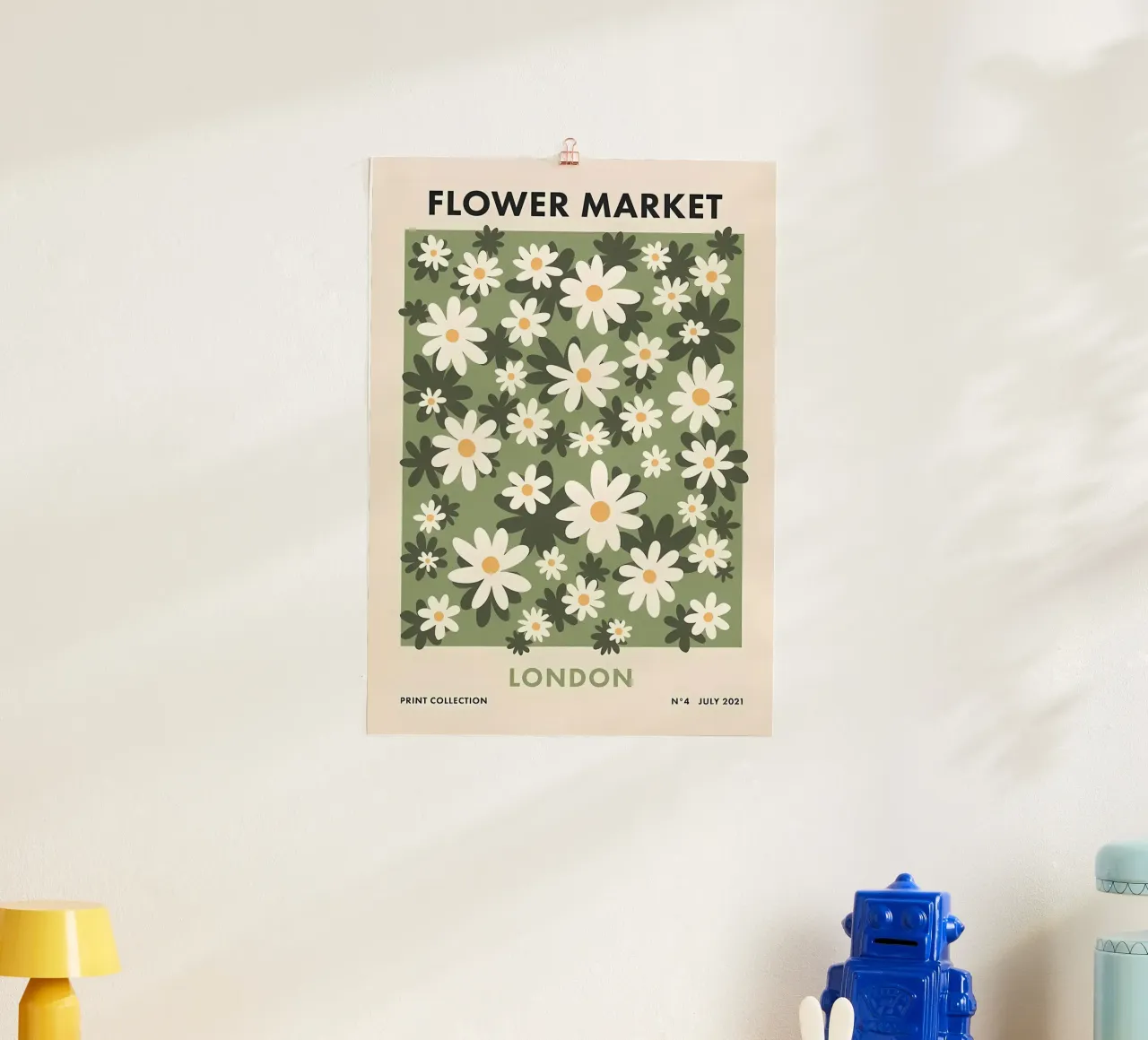 Mercato dei fiori di Londra poster da diedrich