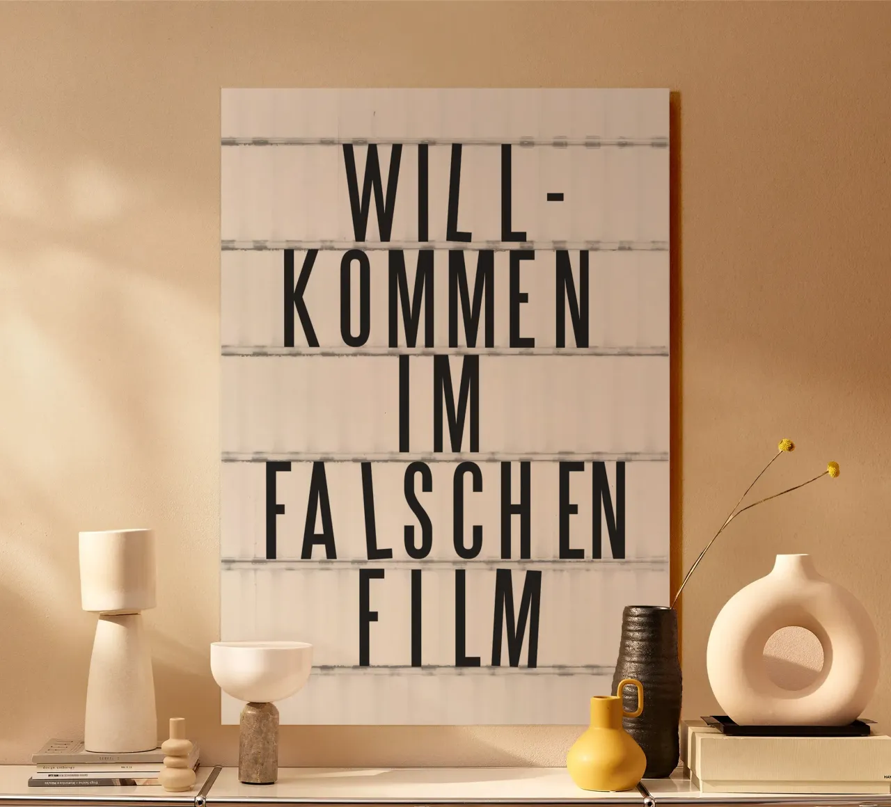Falscher Film alu dibond de typealive
