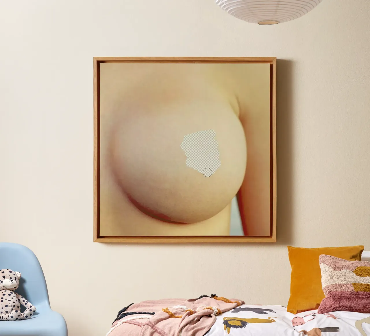 Censorship tela con Cornice a cassetta da suckertom