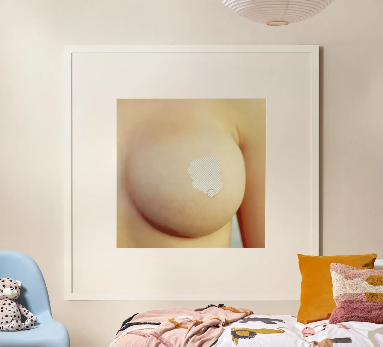 Censorship poster con telaio in plastica da suckertom