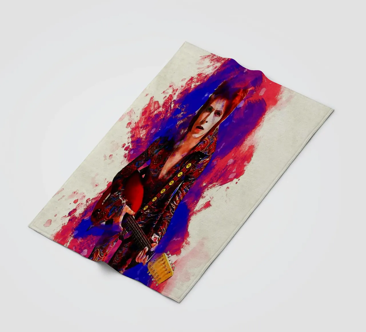 Sbaffo David Bowie coperta in pile da Gunawan Rb