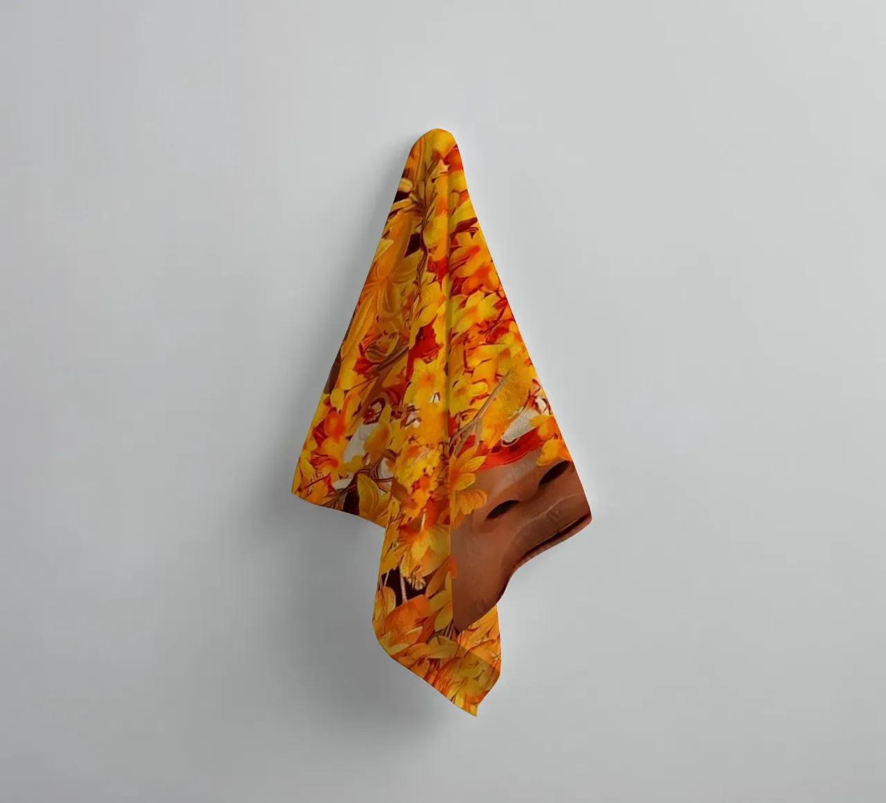 Blooming for You again and again towel by diedrich