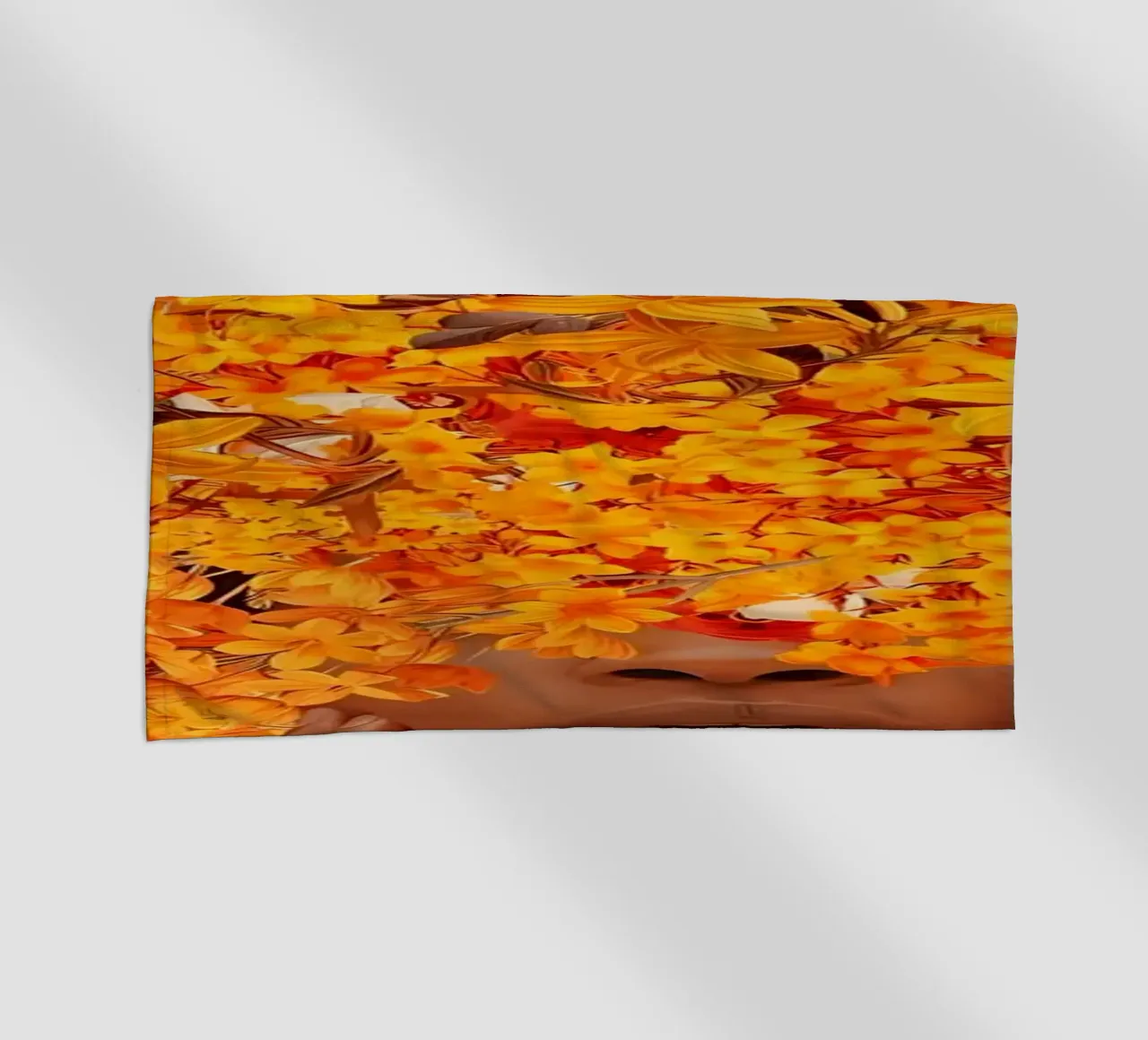 Blooming for You again and again beach towel by diedrich