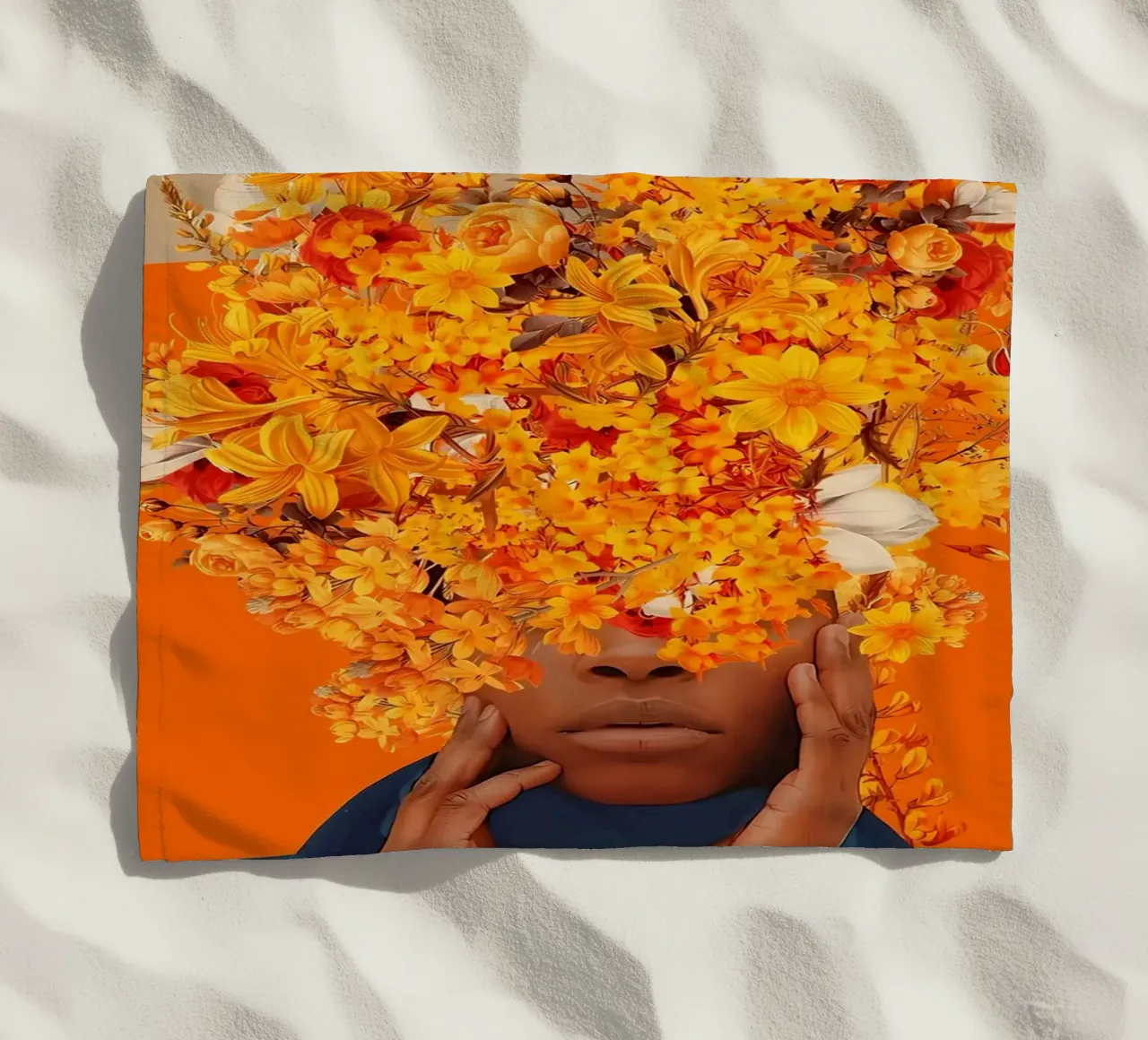 Blooming for You again and again beach towel by diedrich