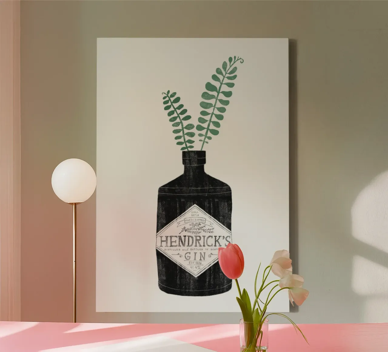 Urban Jungle No. 2 tela con Cornice a cassetta da typealive