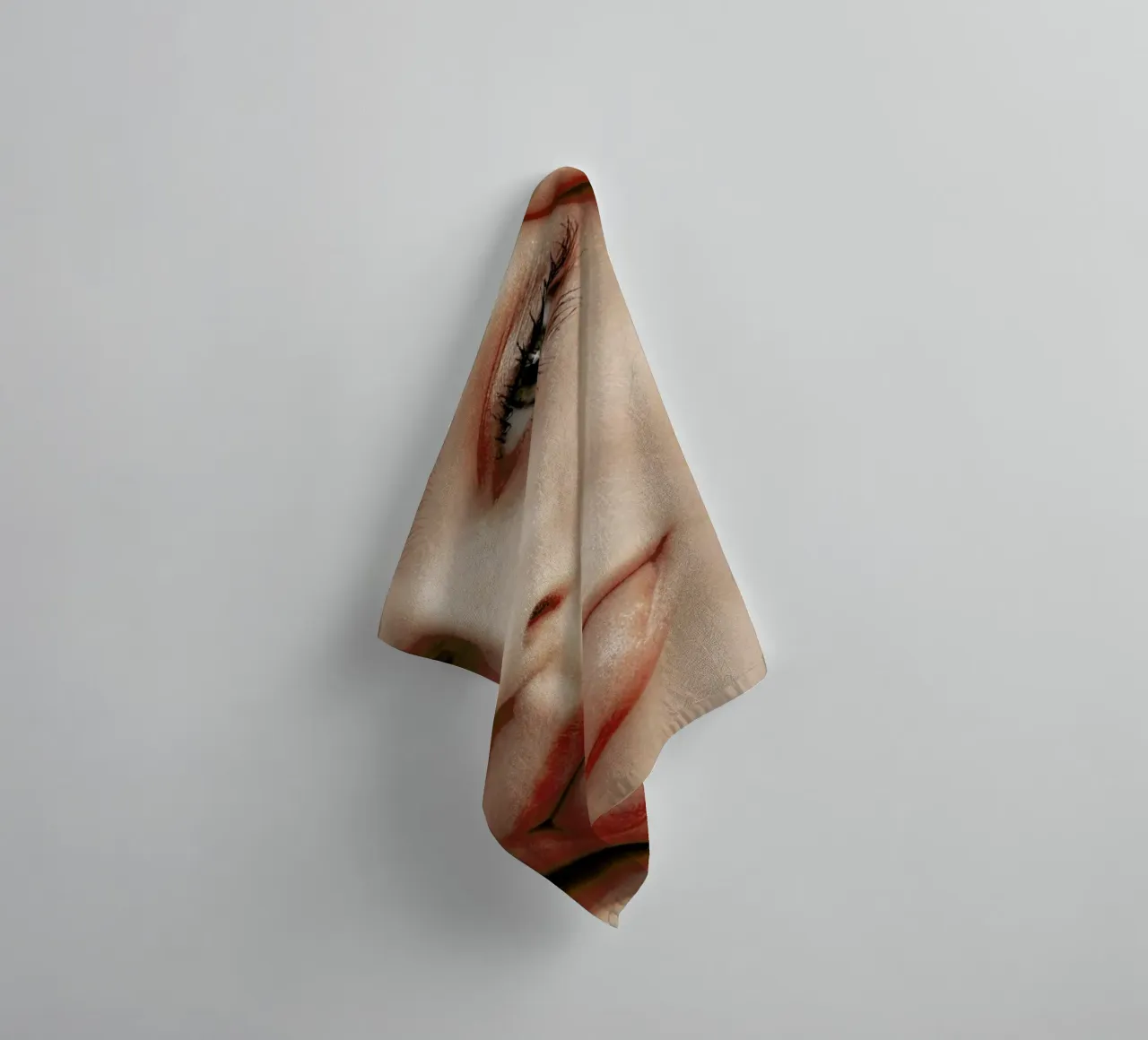 Feisty Face towel by Sebastian Hilgetag