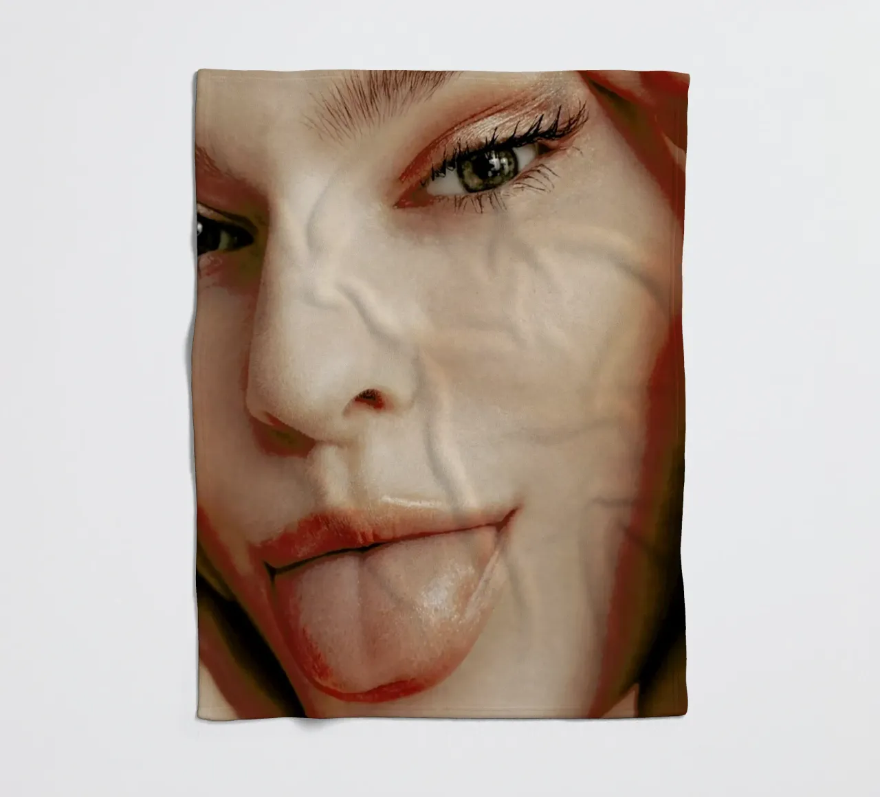 Feisty Face coperta in pile da Sebastian Hilgetag