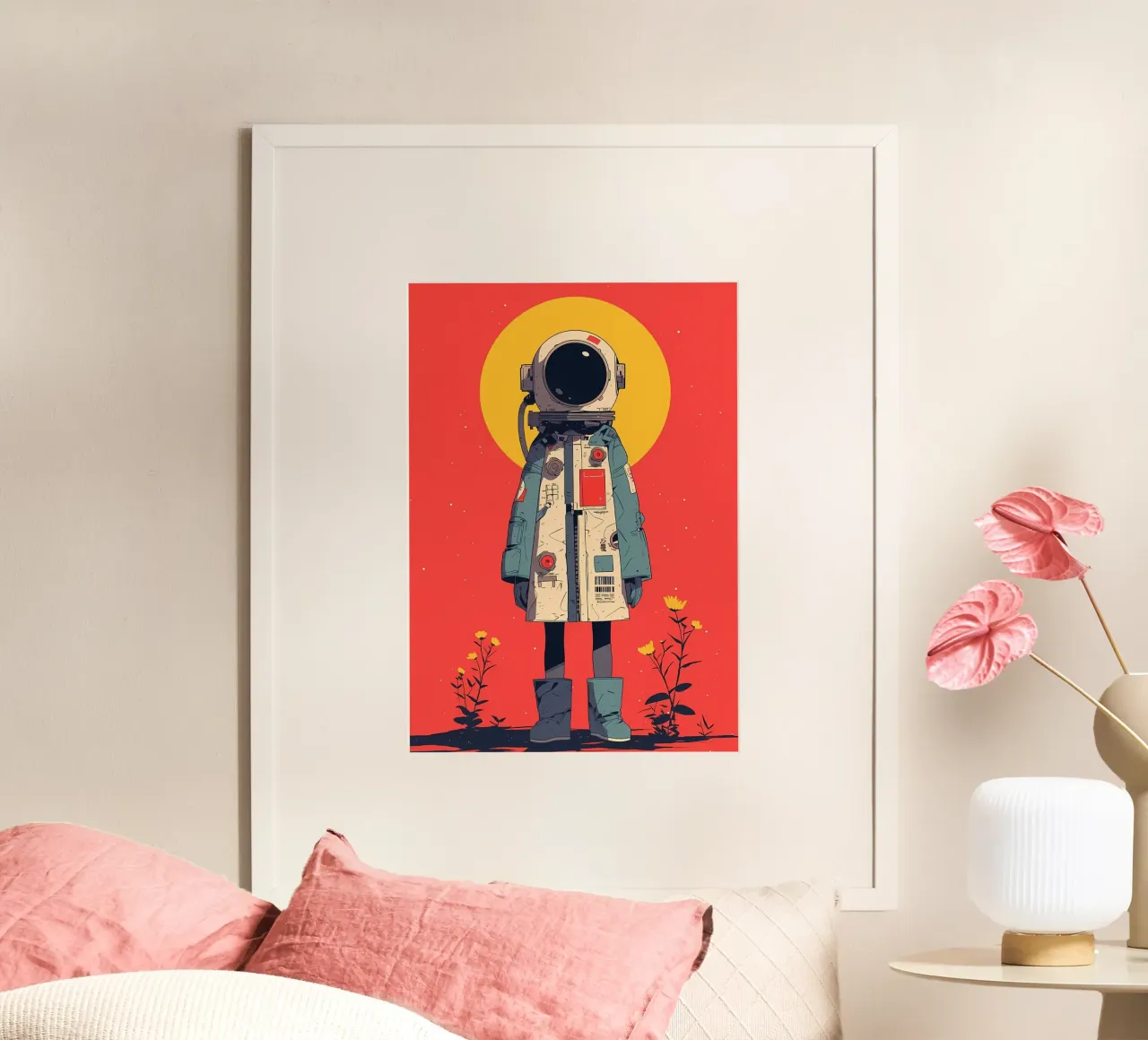 Nucleo spaziale poster con telaio in plastica da diedrich