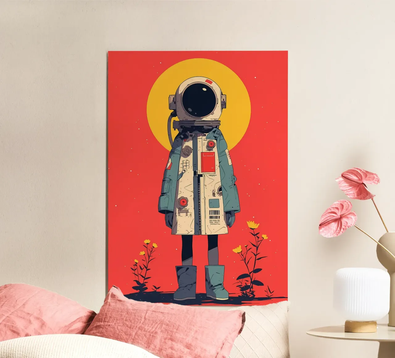 Nucleo spaziale poster con telaio in plastica da diedrich