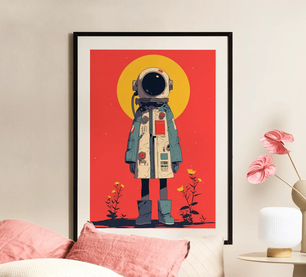 Nucleo spaziale poster con telaio in plastica da diedrich