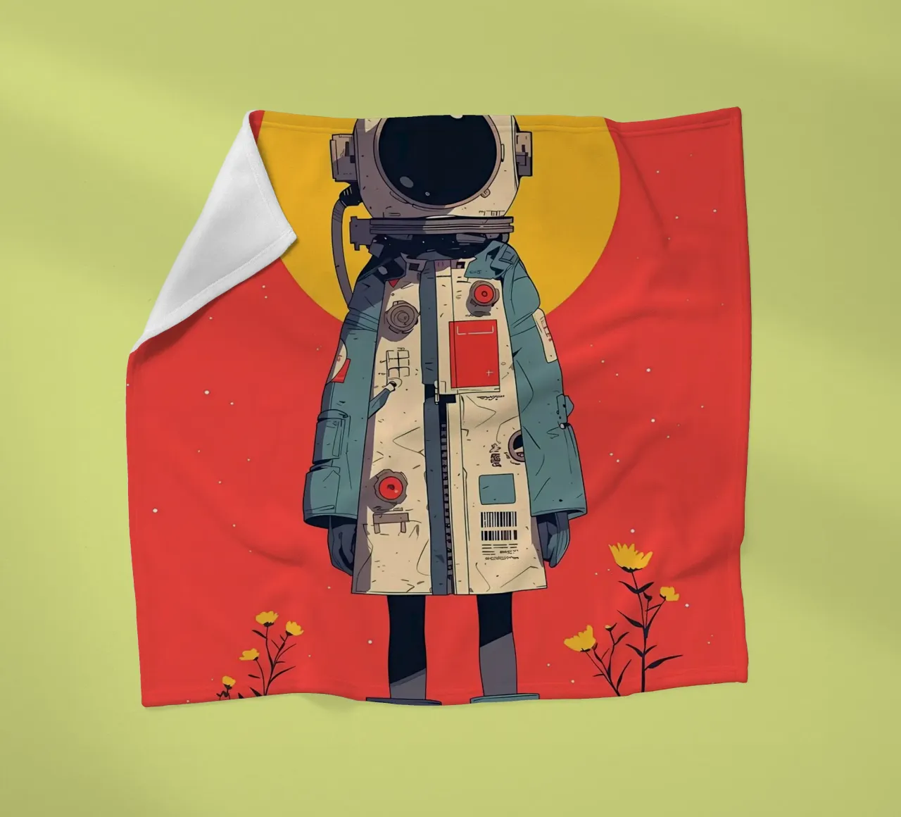 Space Core fleece blanket by diedrich