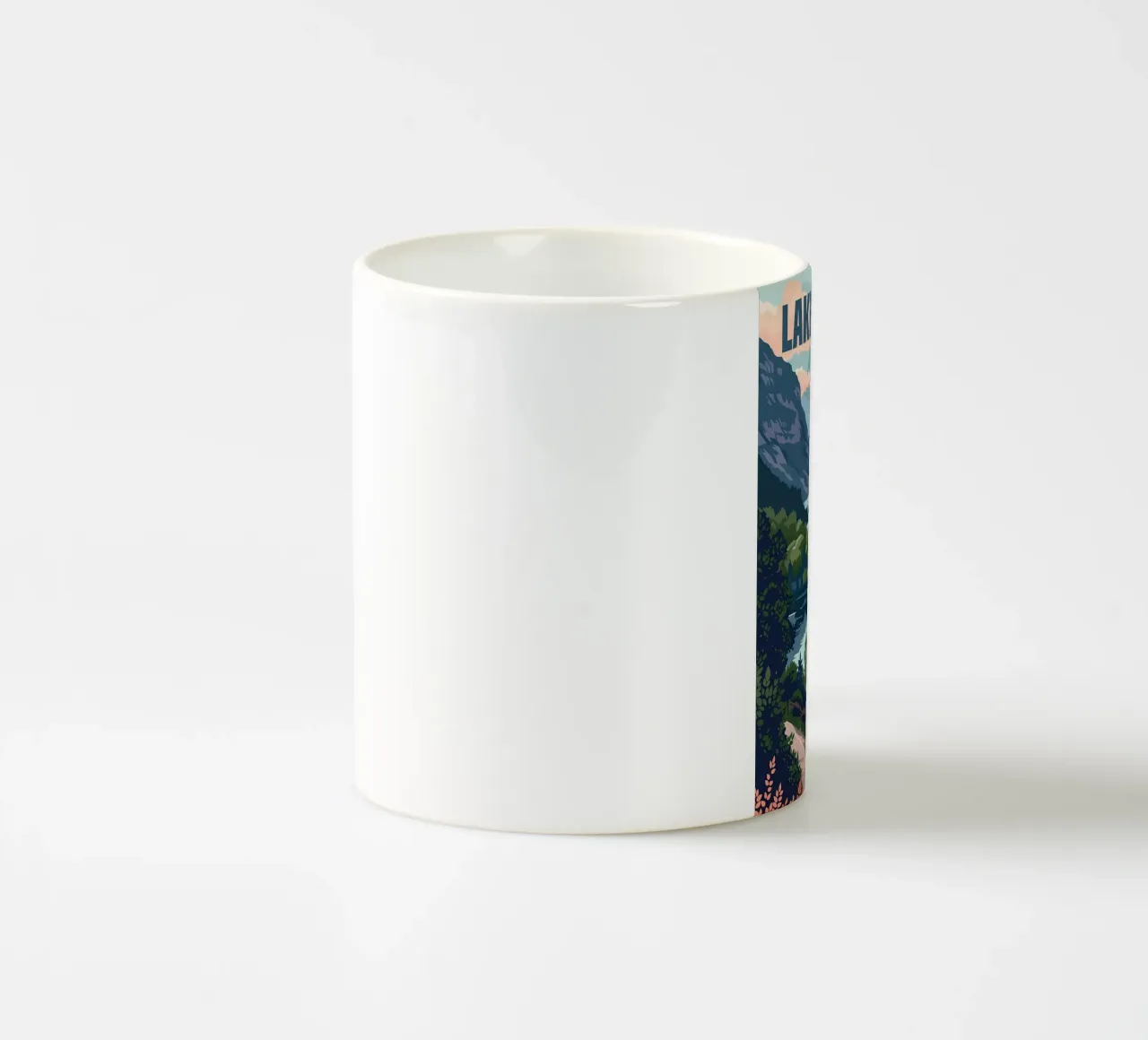 Distretto dei laghi tazza in ceramica da diedrich