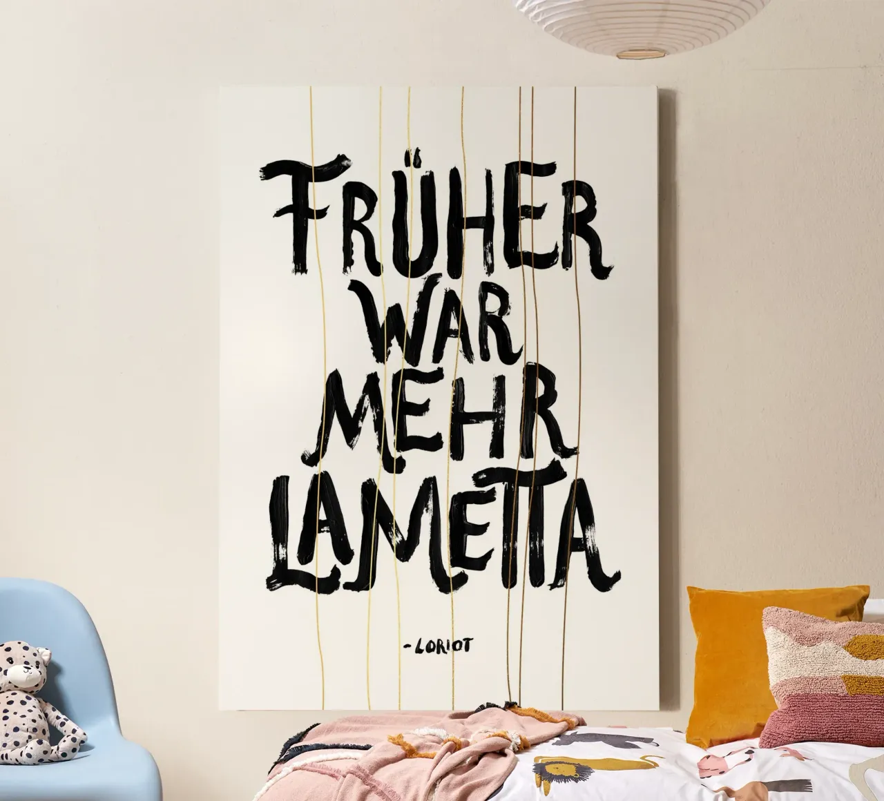 Lametta tela con Cornice a cassetta da typealive