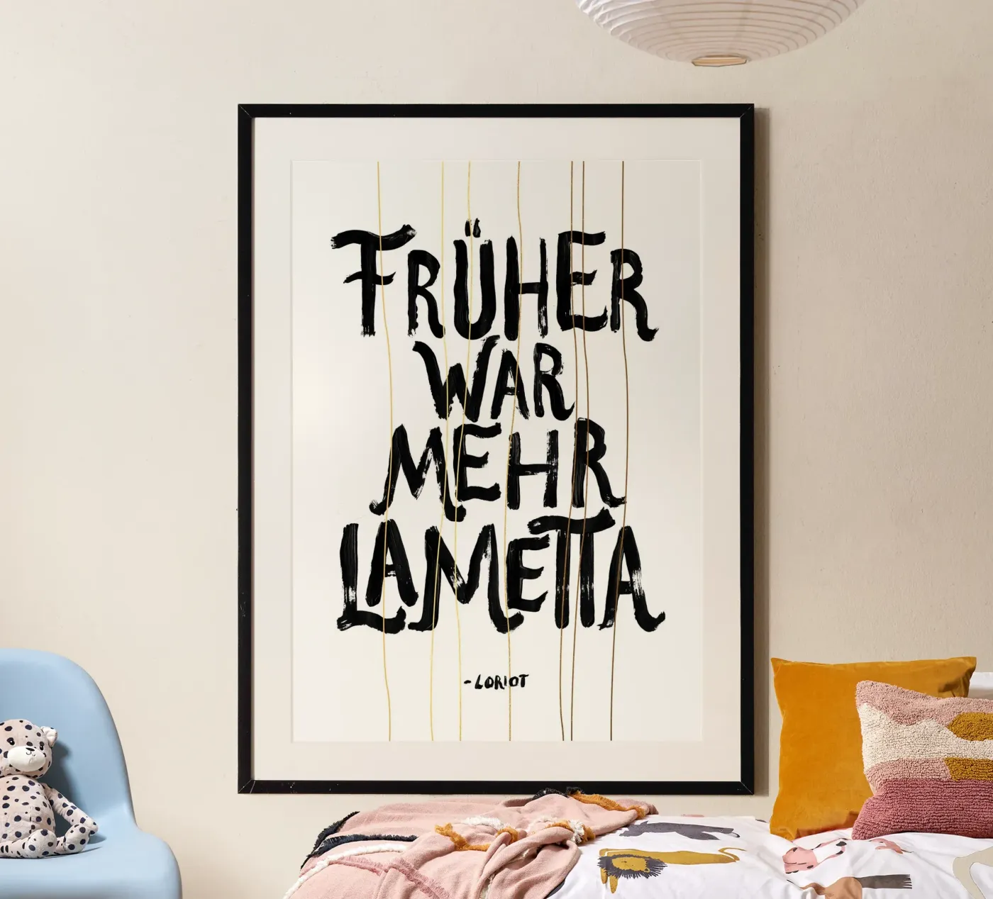 Scheermes poster van typealive