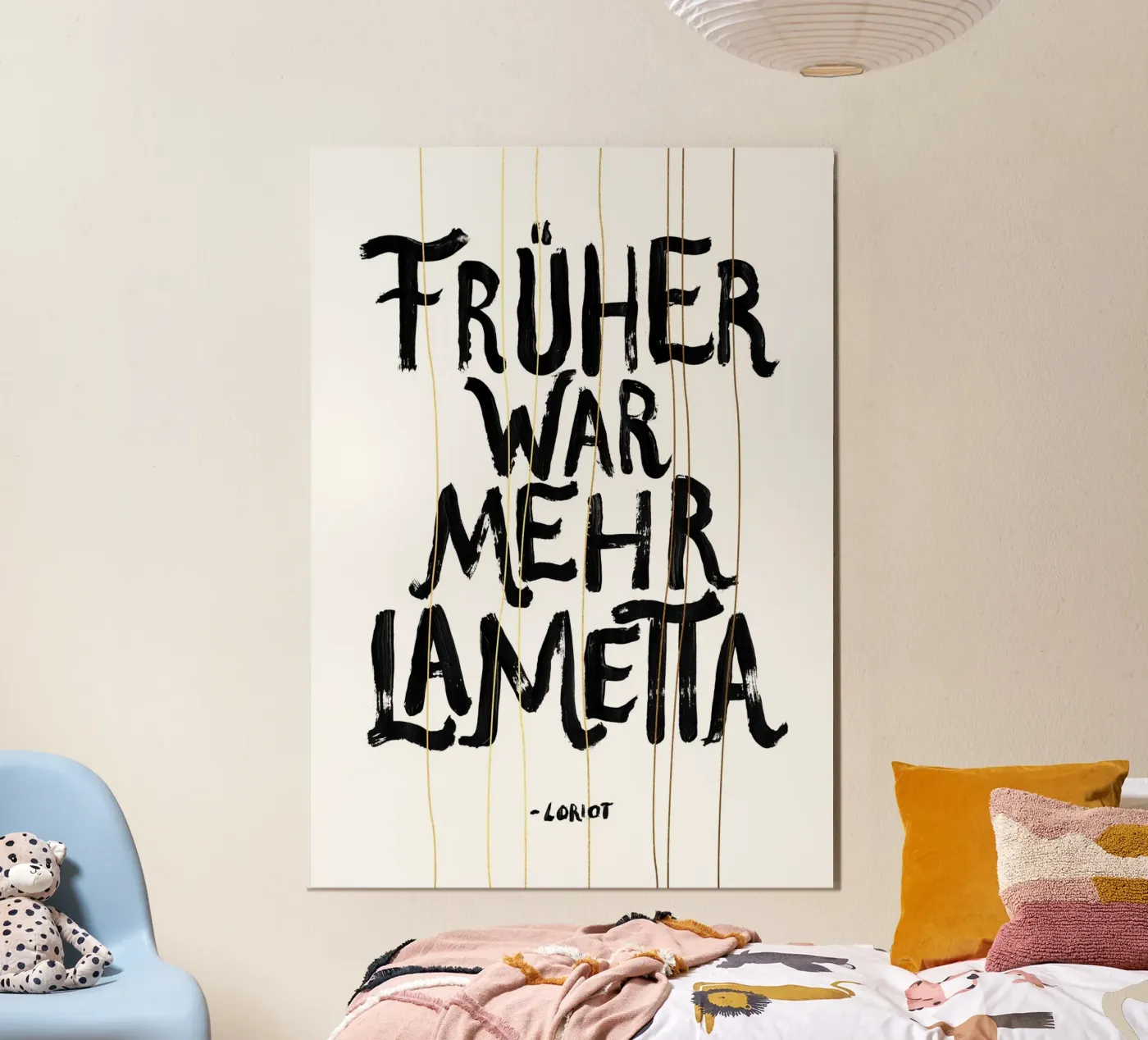 Scheermes poster van typealive