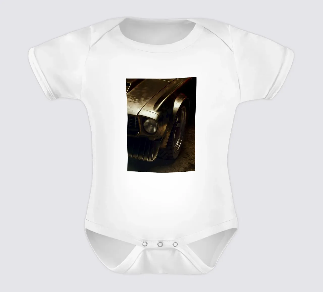 Drak vibes Oldtimer Kurzarm Babybody von CAR EDITION
