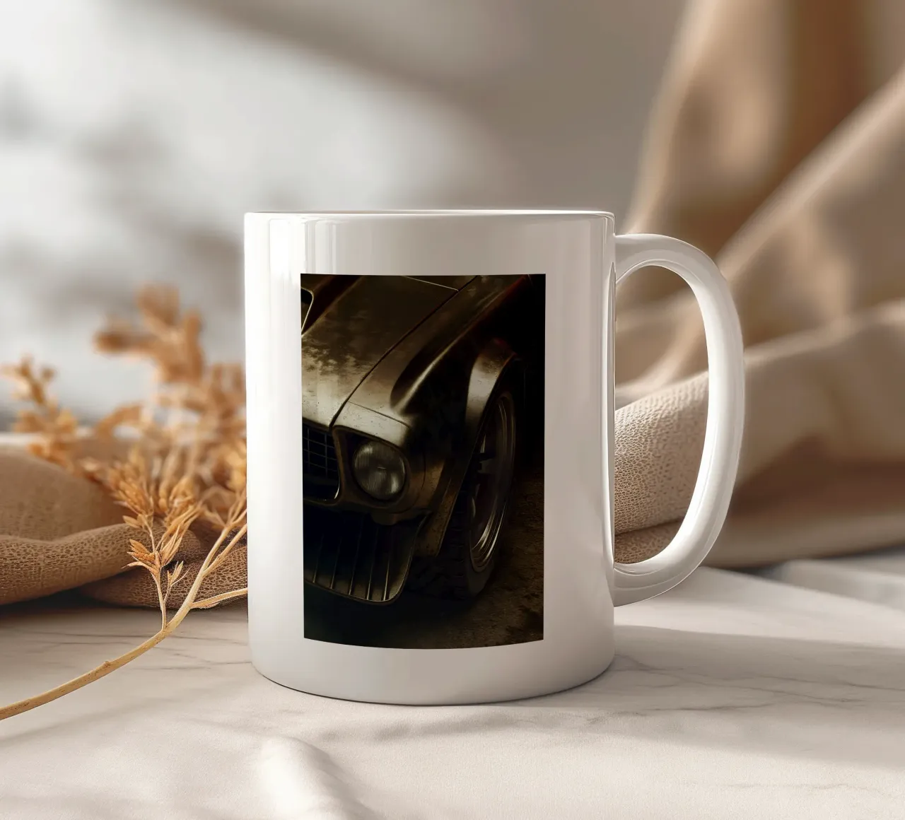 Drak vibes Oldtimer Keramik Tasse von CAR EDITION