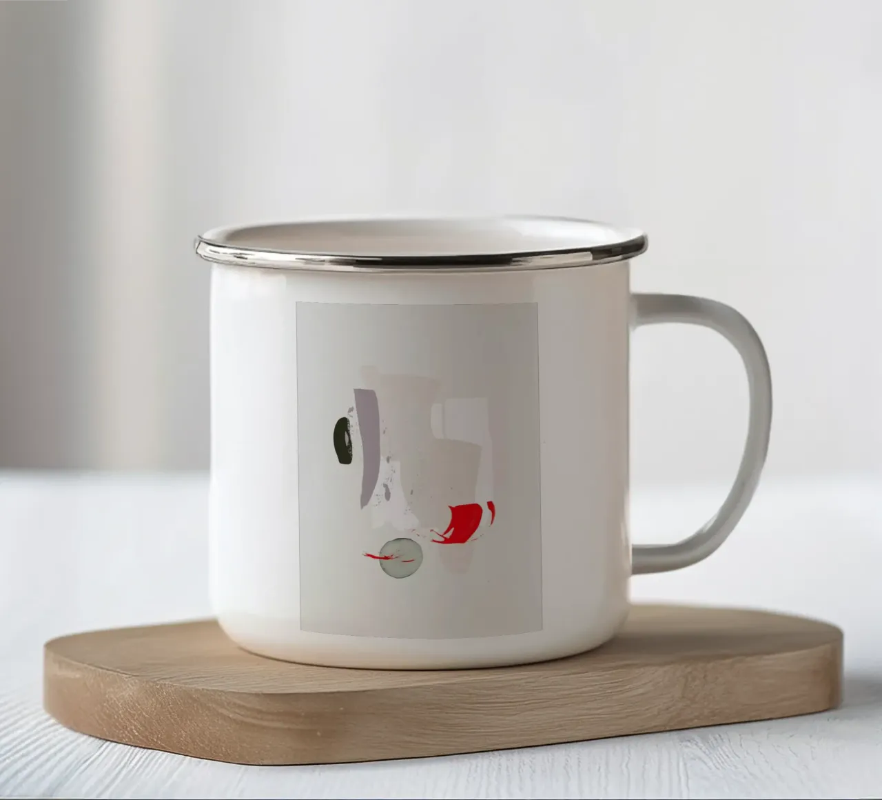 Illusion tazza in smalto da STUDIO LEEMO