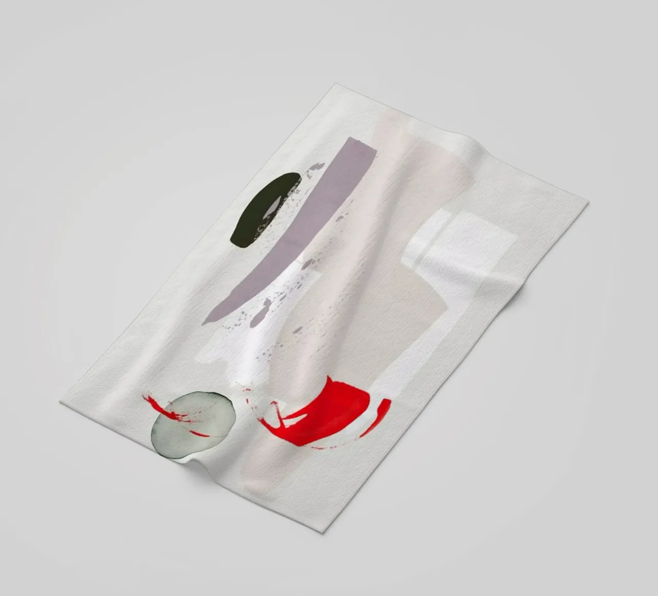 Illusion beach towel by STUDIO LEEMO