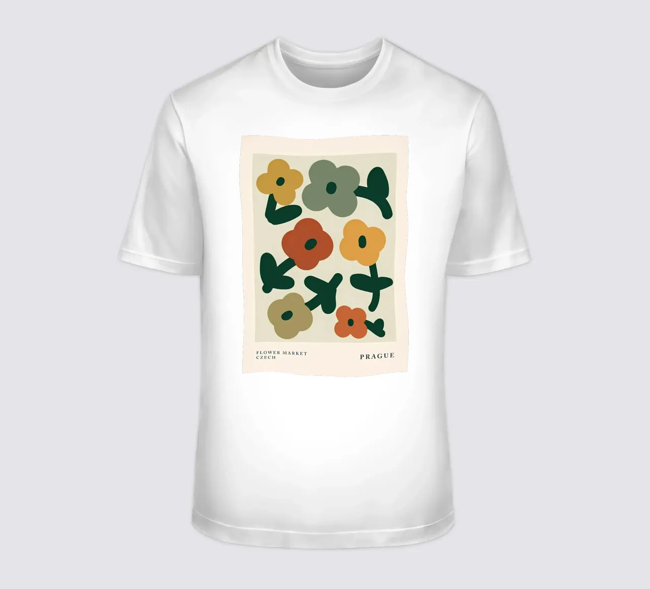 Flower market Prague t-shirt by diedrich