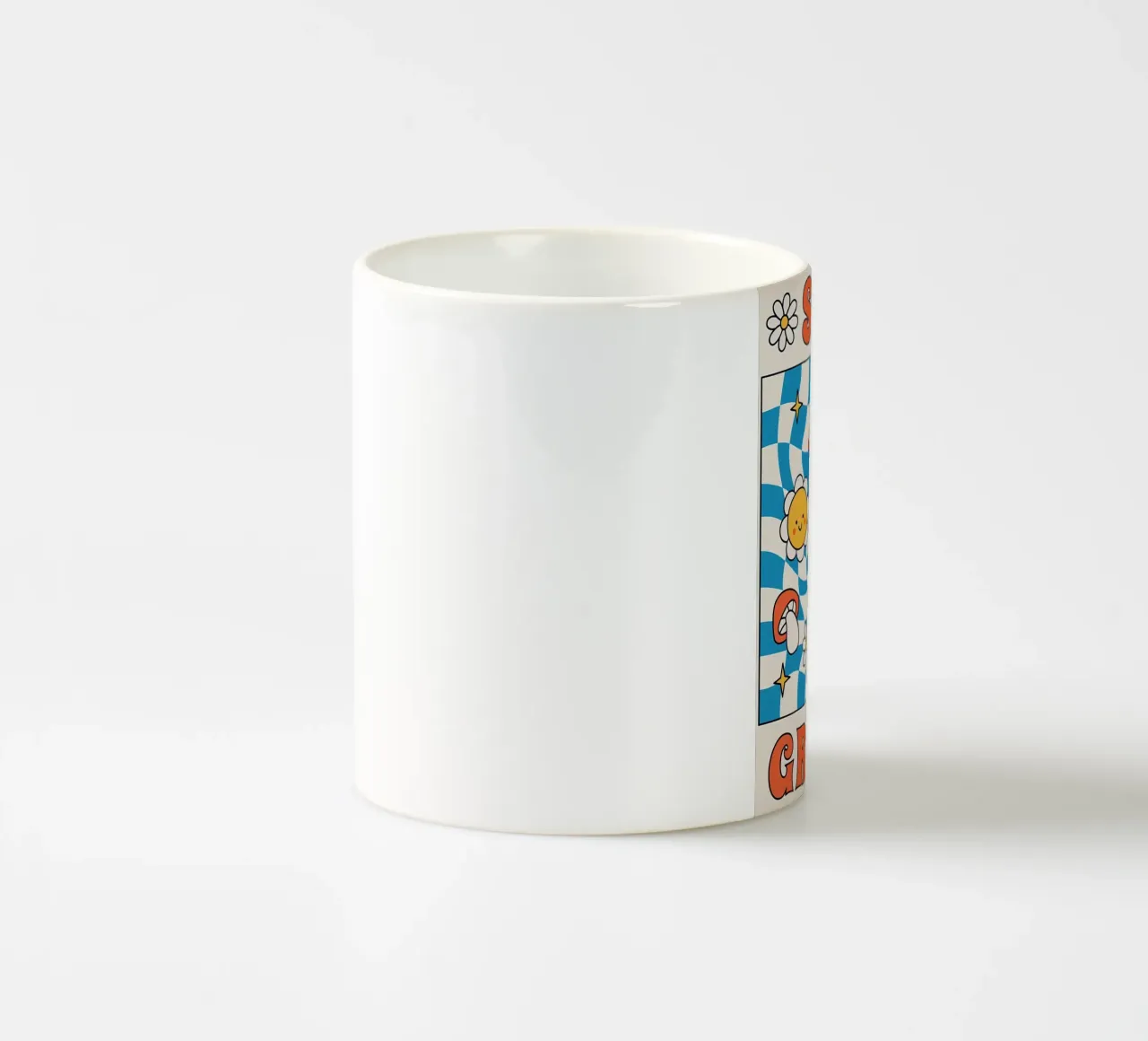 Anni '70 Groovy tazza in ceramica da diedrich