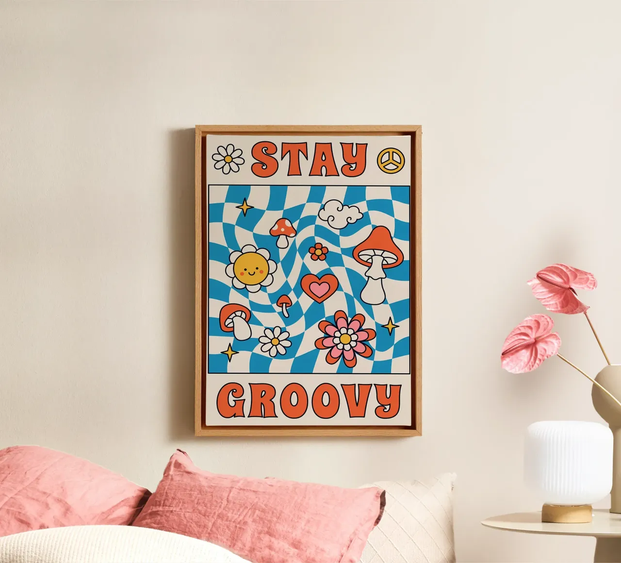 70s Groovy canvas by diedrich