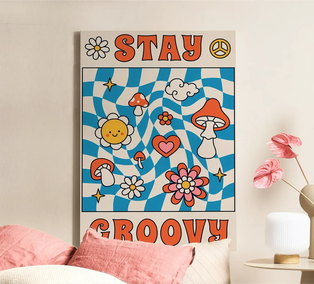 70s Groovy canvas by diedrich