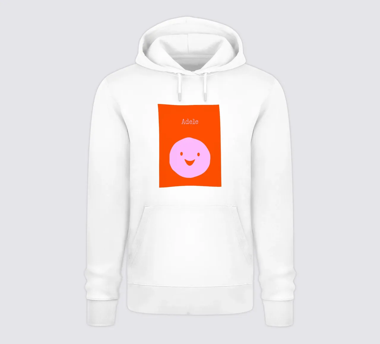 Be happy, Smile mit Name sudadera con capucha de Ohkimiko