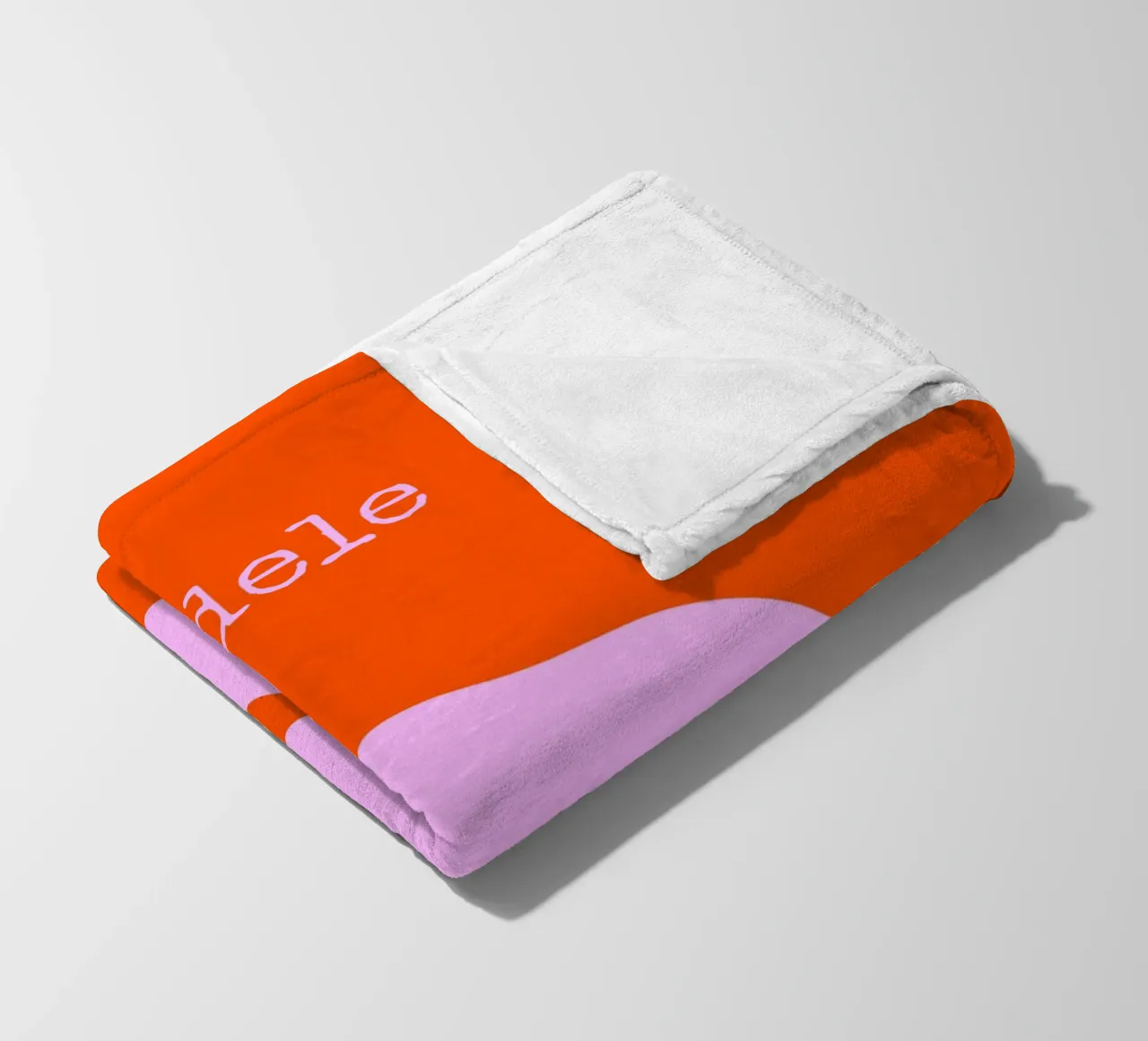 Be happy, Smile mit Name coperta in pile da Ohkimiko