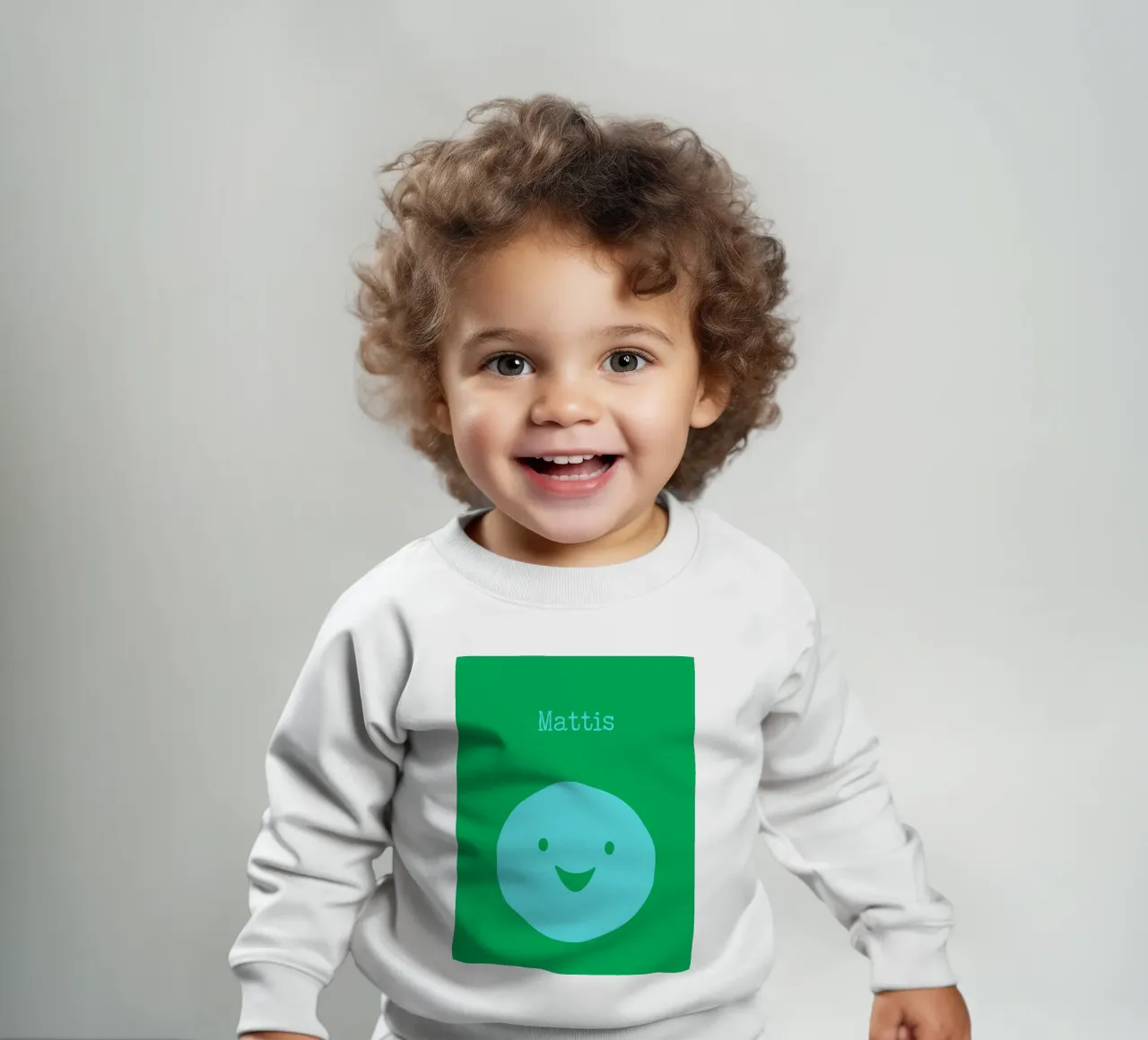 Be happy, Smile mit Name felpa neonato da Ohkimiko