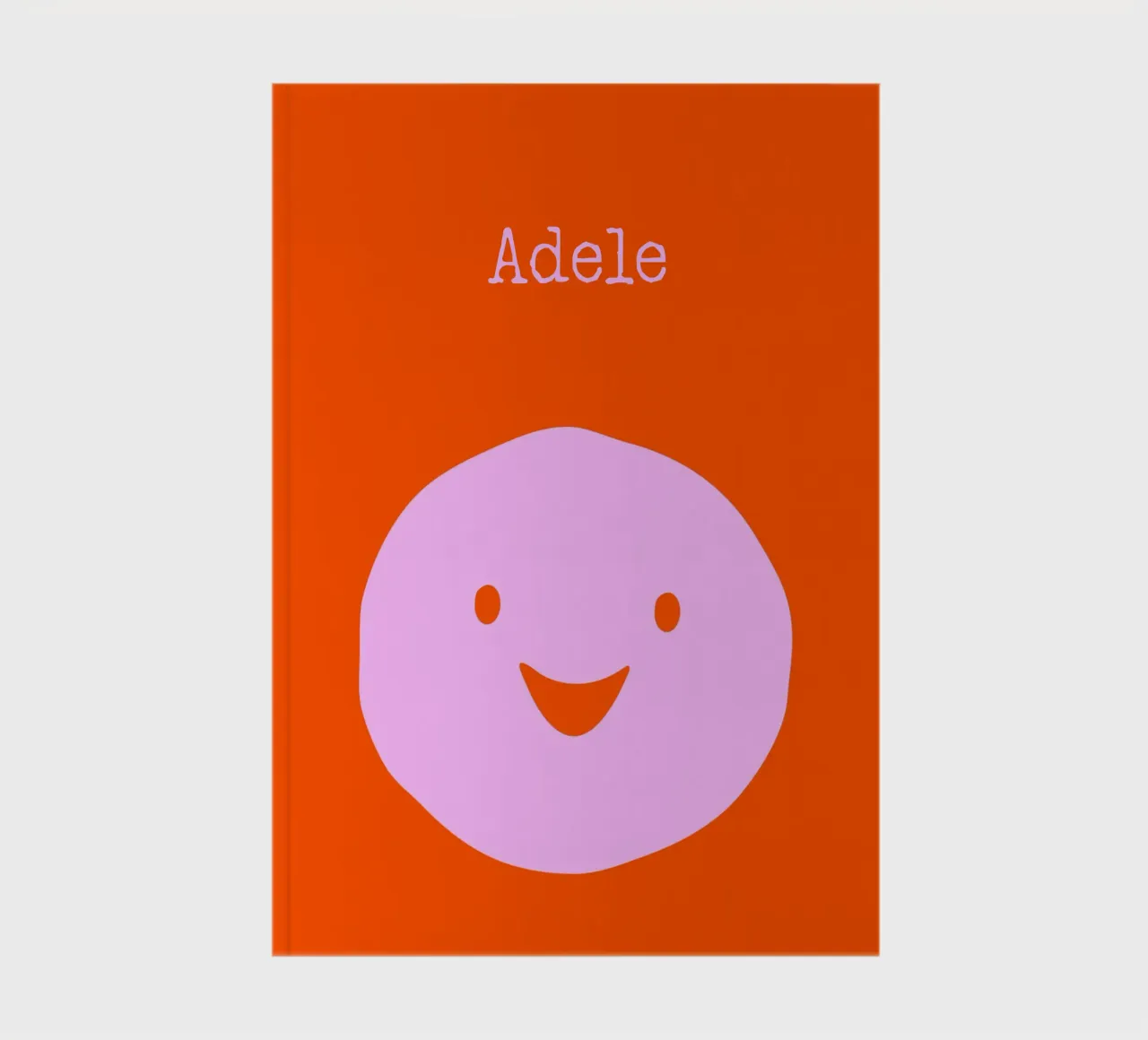 Be happy, Smile mit Name Notizbuch von Ohkimiko