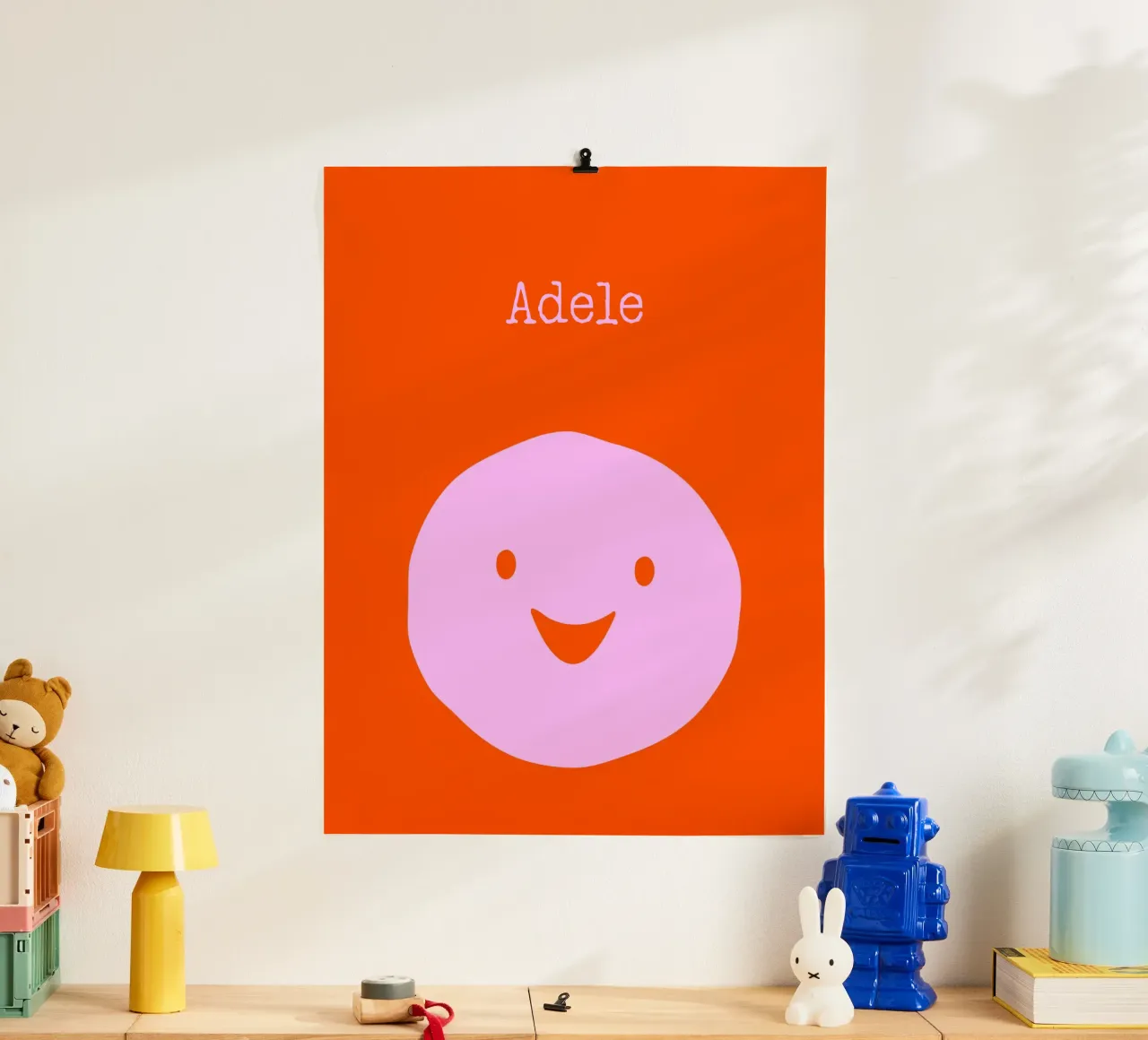Be happy, Smile mit Name carta hahnemühle da Ohkimiko