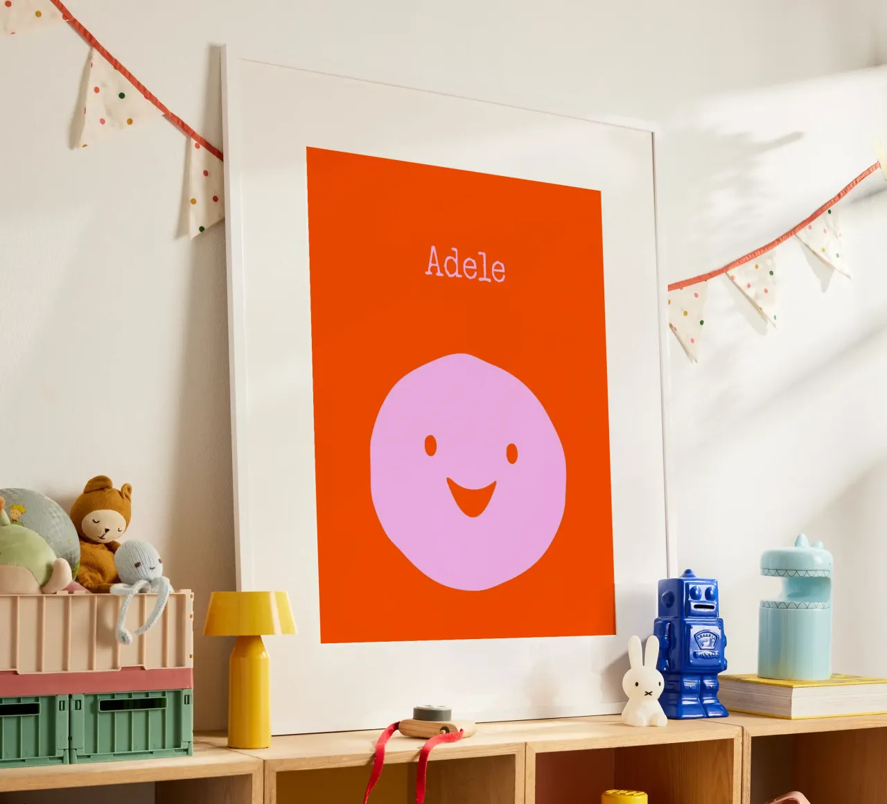 Be happy, Smile mit Name carta hahnemühle da Ohkimiko
