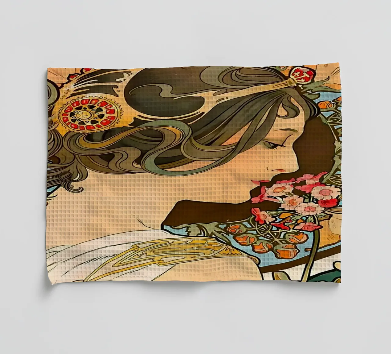 Art Nouveau Alphonse Mucha canovaccio da cucina da diedrich