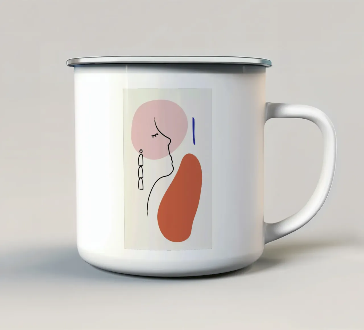Breathe tazza in smalto da Pure