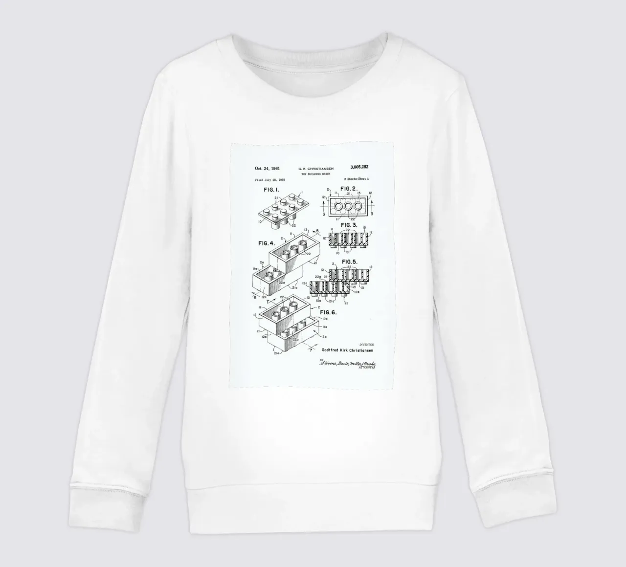 Lego PRINT BW felpa bambino da Florent Bodart