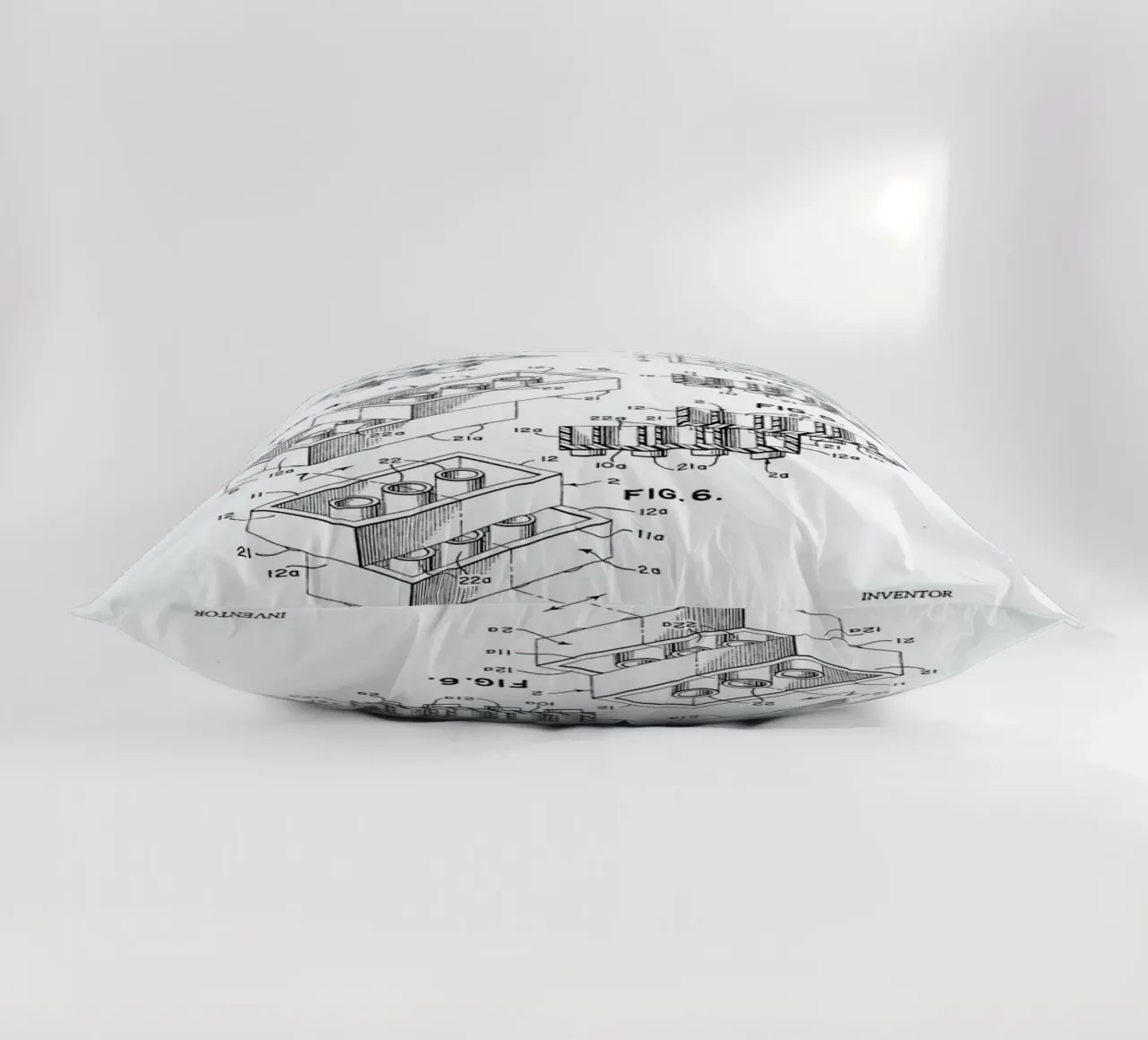 Lego PRINT BW cuscino da Florent Bodart