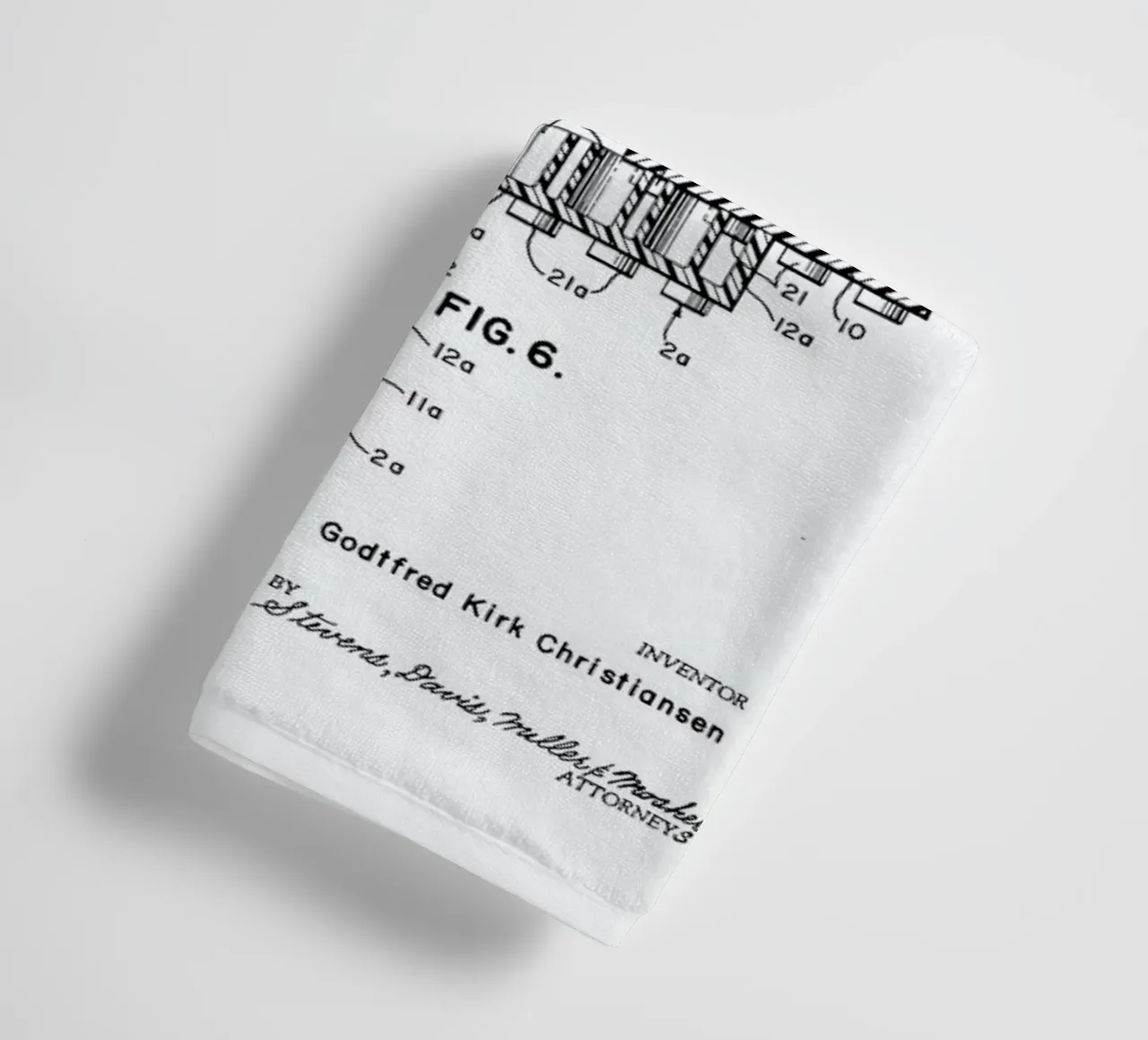 Lego PRINT BW asciugamano da bagno da Florent Bodart