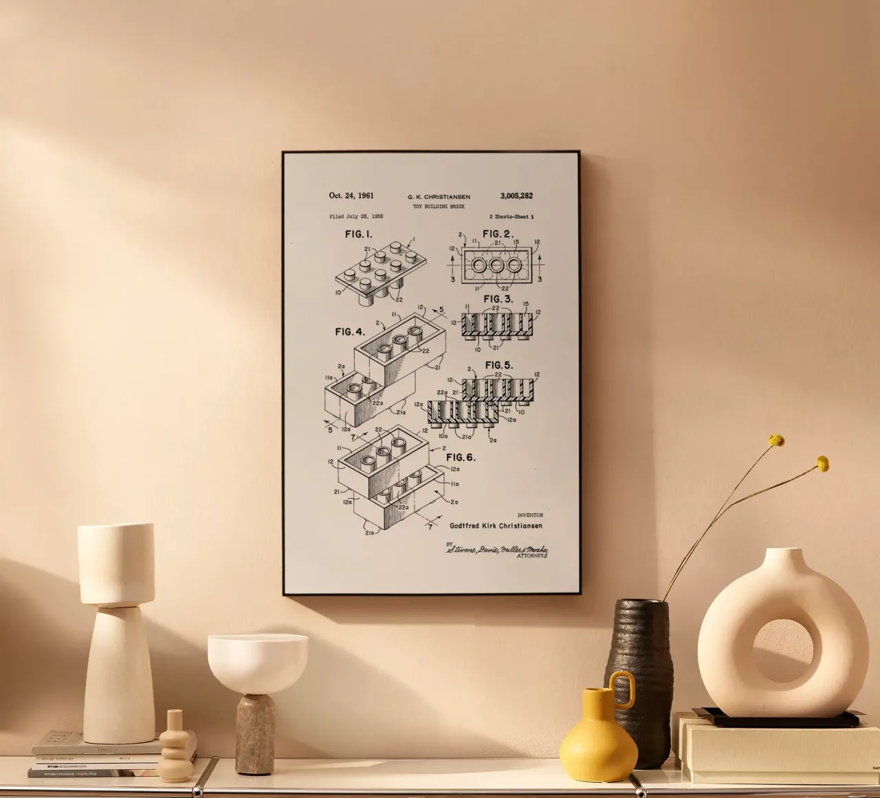 Lego PRINT BW plexiglass da Florent Bodart