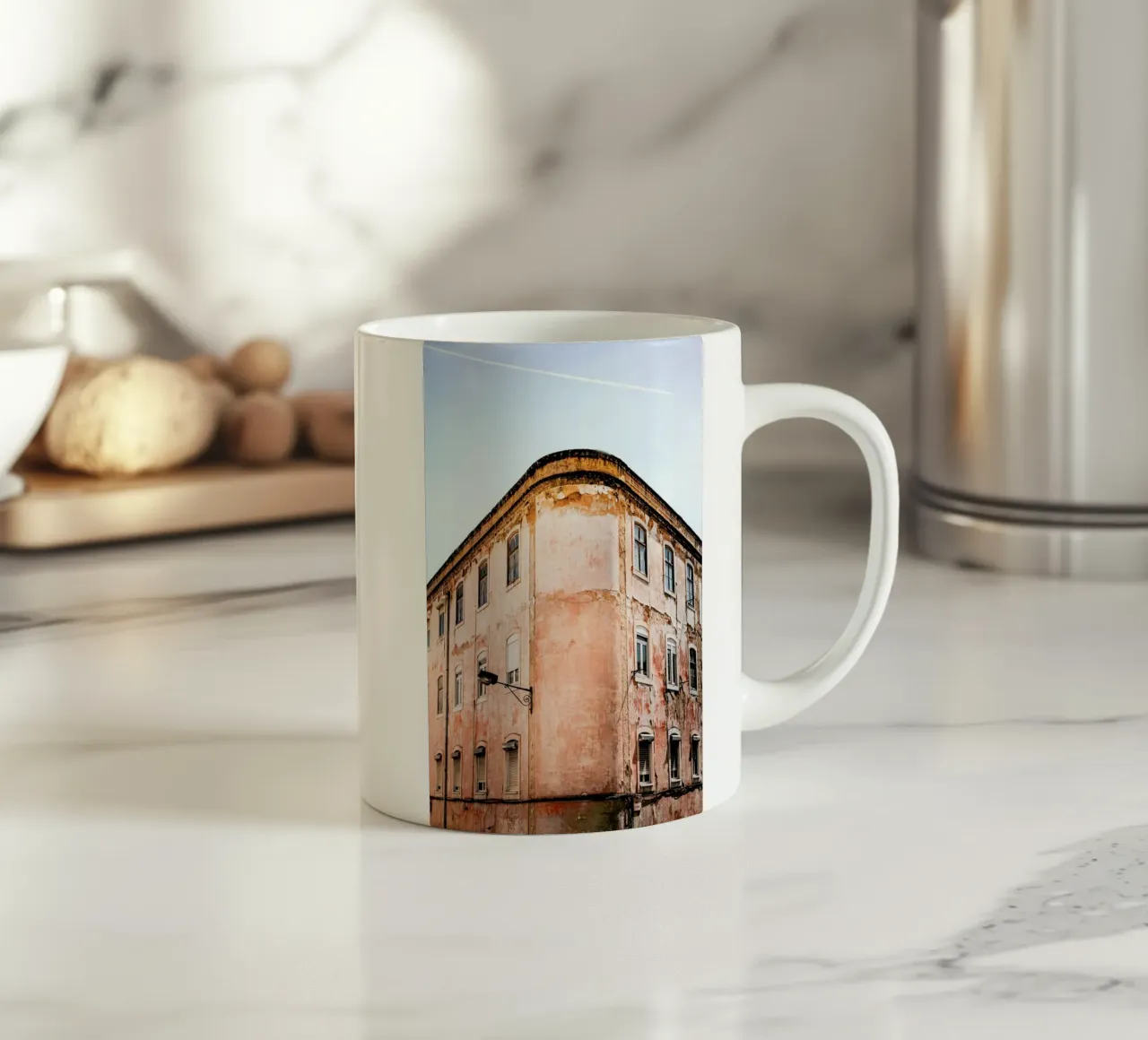 Shabby Chic Building ceramic mug by EyeEm Mobile GmbH