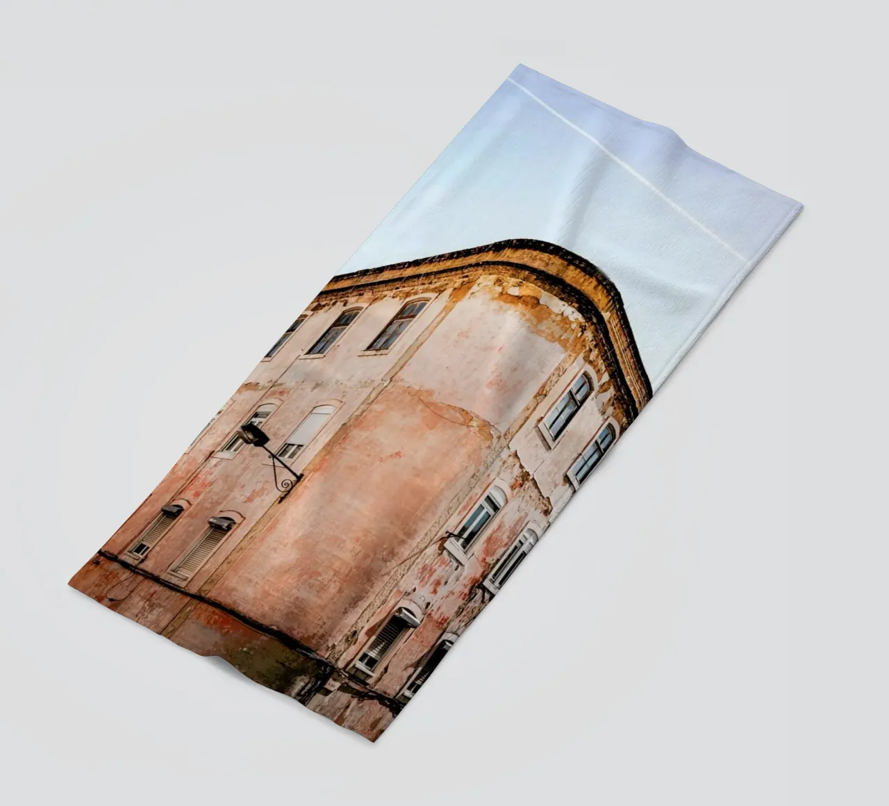 Shabby Chic Building beach towel by EyeEm Mobile GmbH