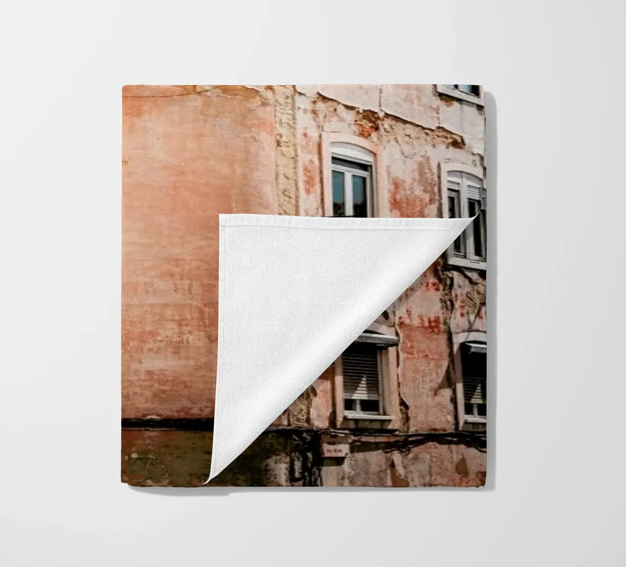 Shabby Chic Building beach towel by EyeEm Mobile GmbH