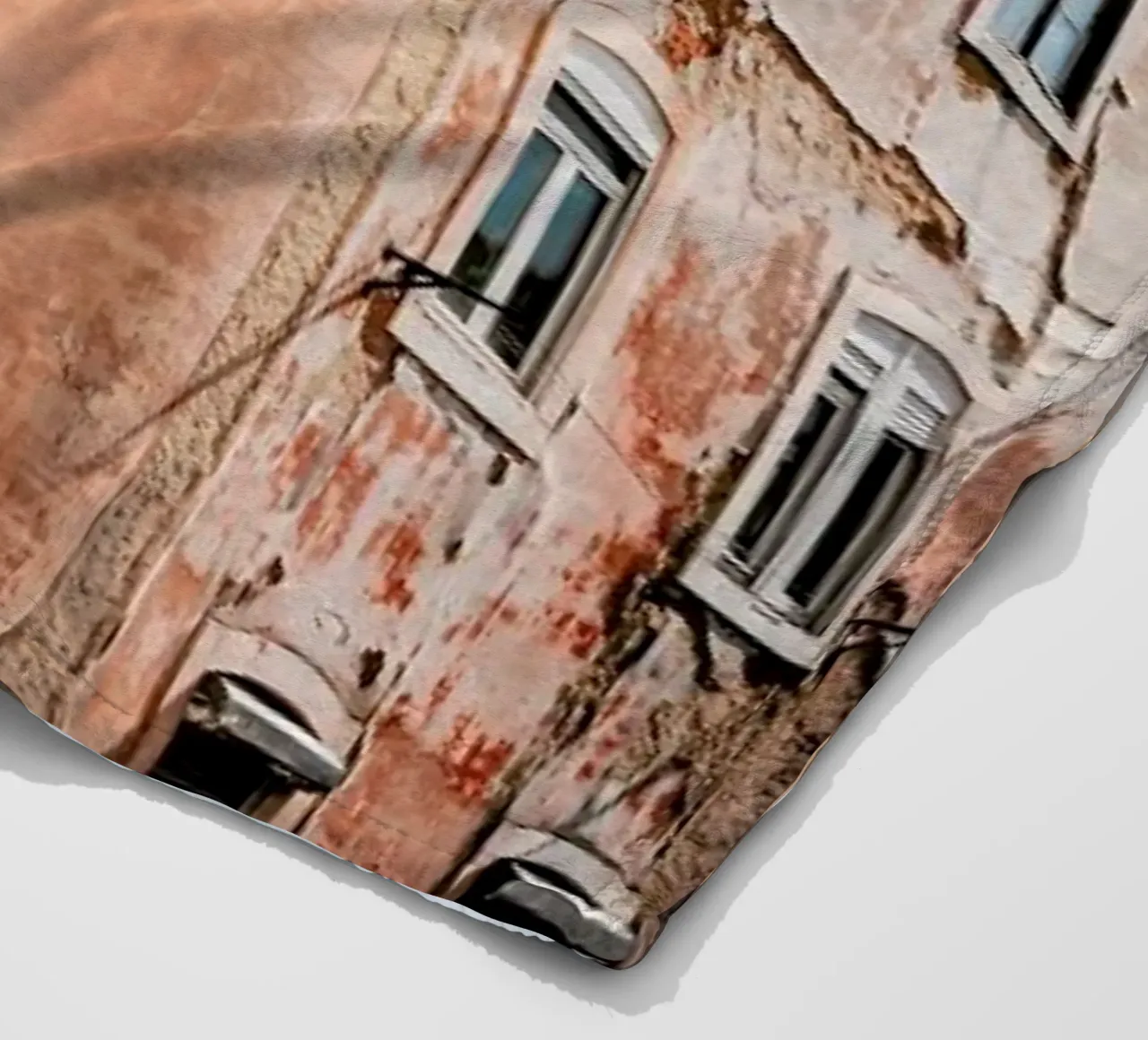 Shabby Chic Building fleece blanket by EyeEm Mobile GmbH