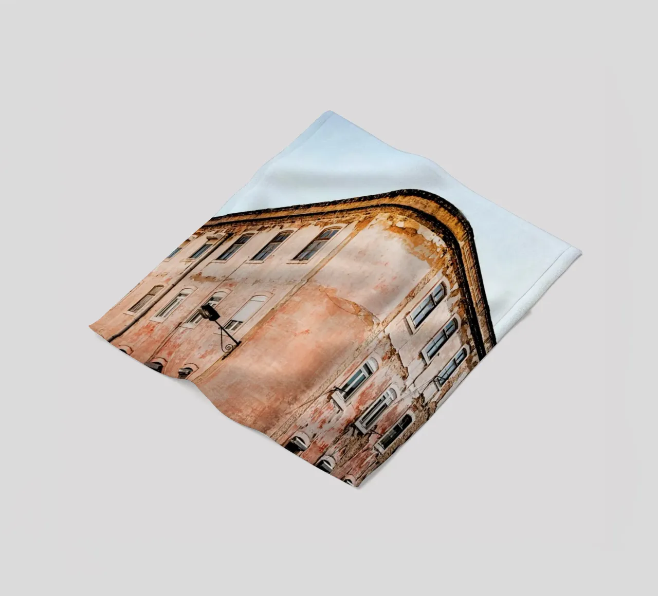 Shabby Chic Building fleece blanket by EyeEm Mobile GmbH